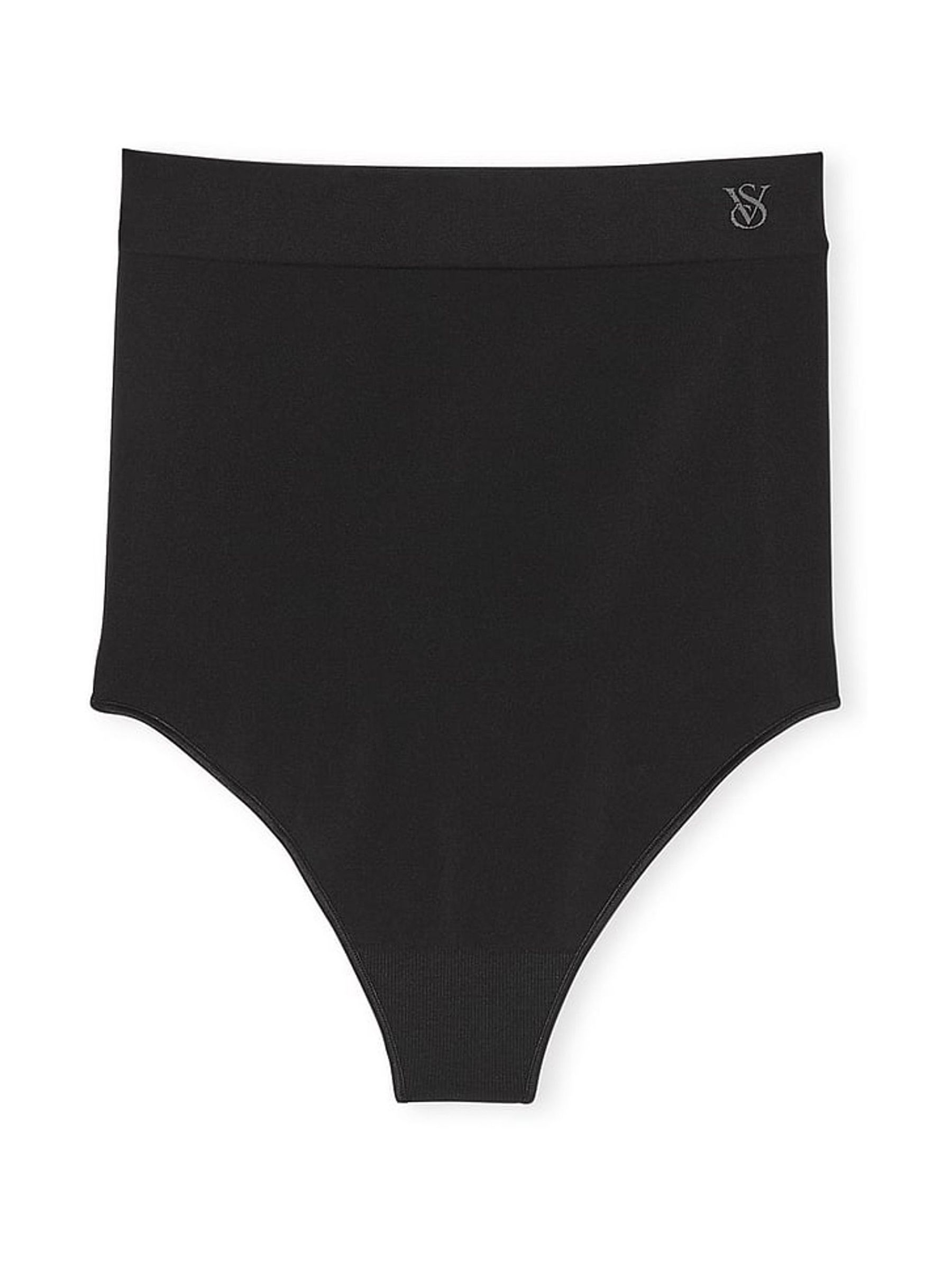 Black Seamless Shaping High Waist Knickers - Image 3 of 4