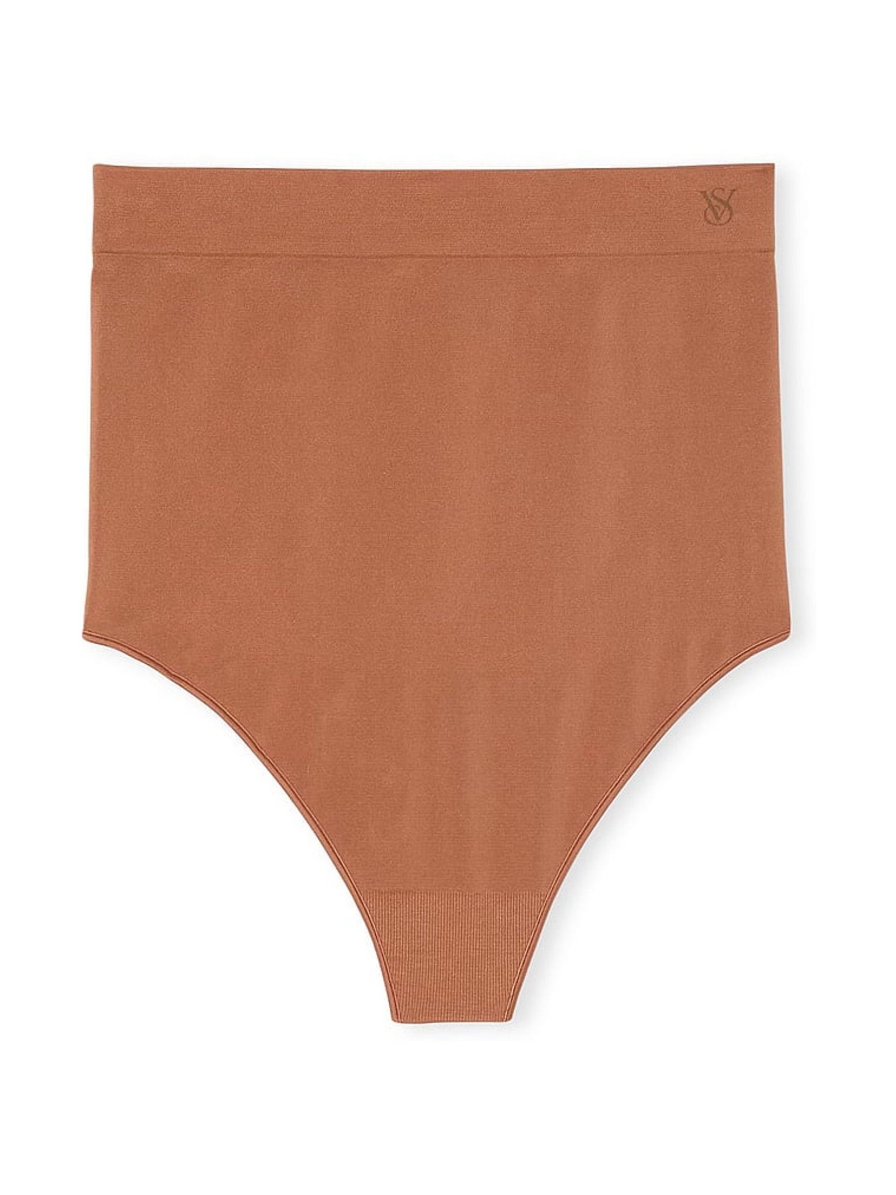 Caramel Nude Seamless Shaping High Waist Knickers - Image 3 of 4