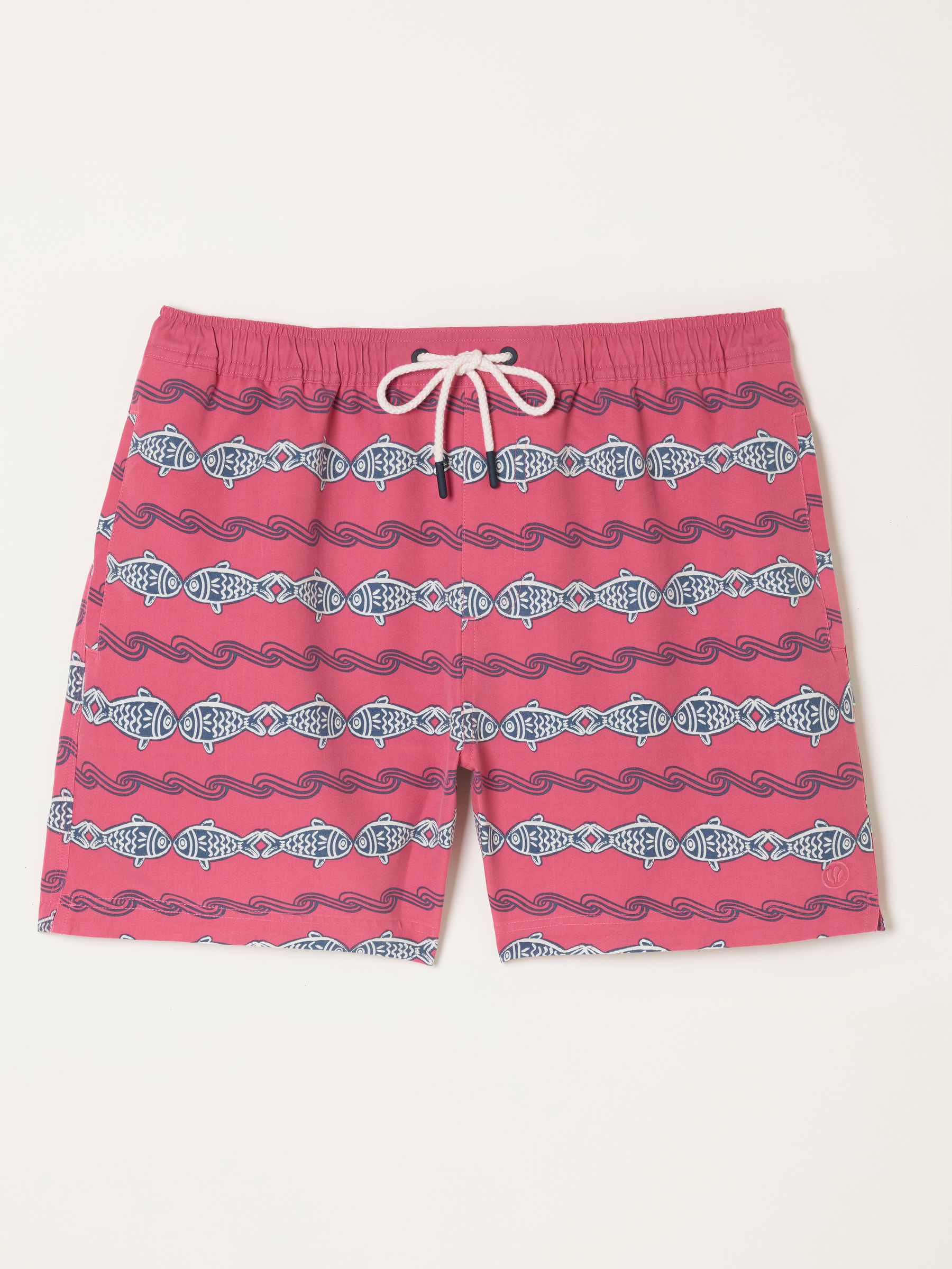 Pink Fish Stripe Swim Short - Image 6 of 6