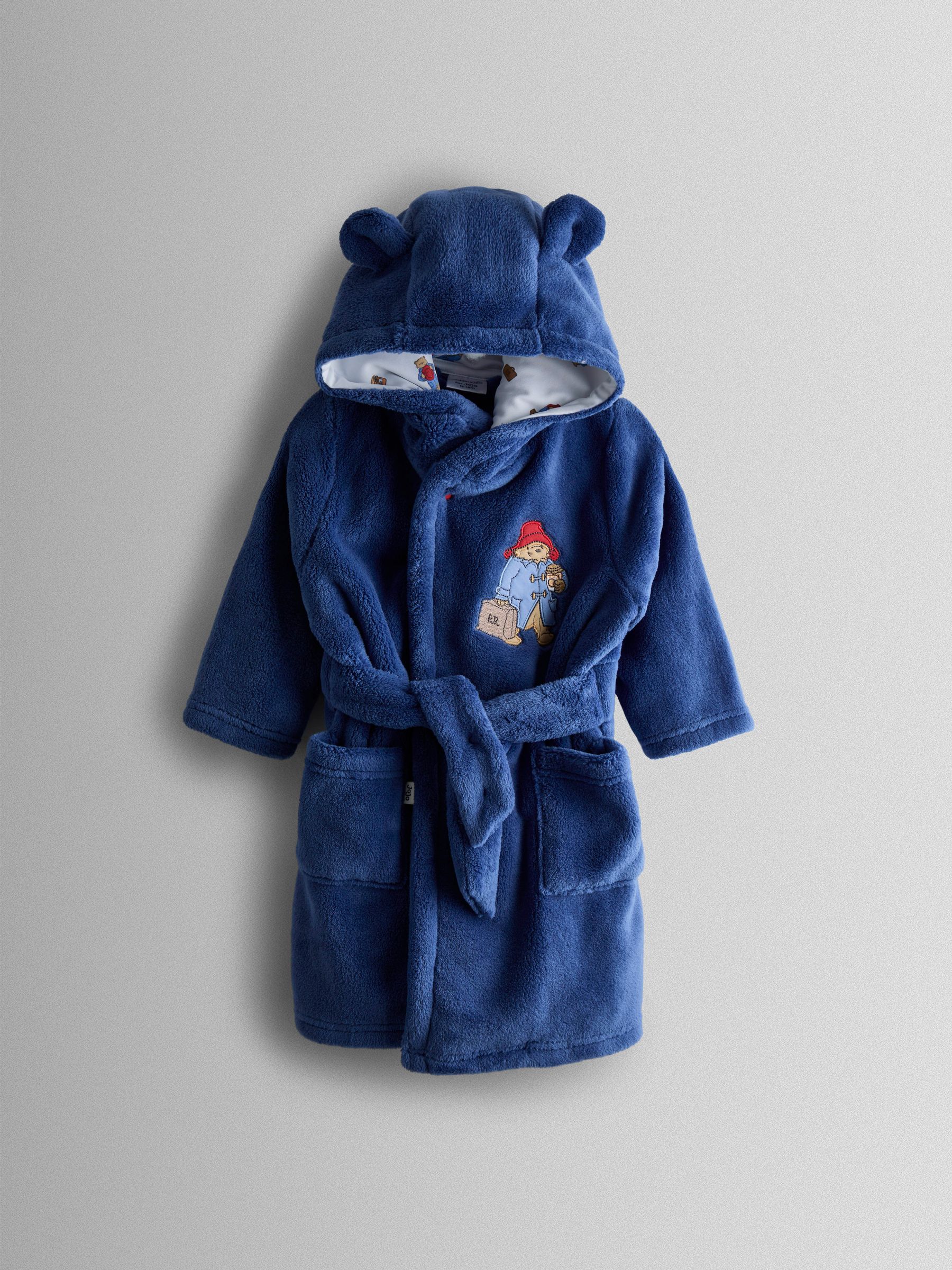 Blue Paddington Applique Robe | JoJo Maman Bb Blue Paddington Applique Robe | JoJo Maman Bb