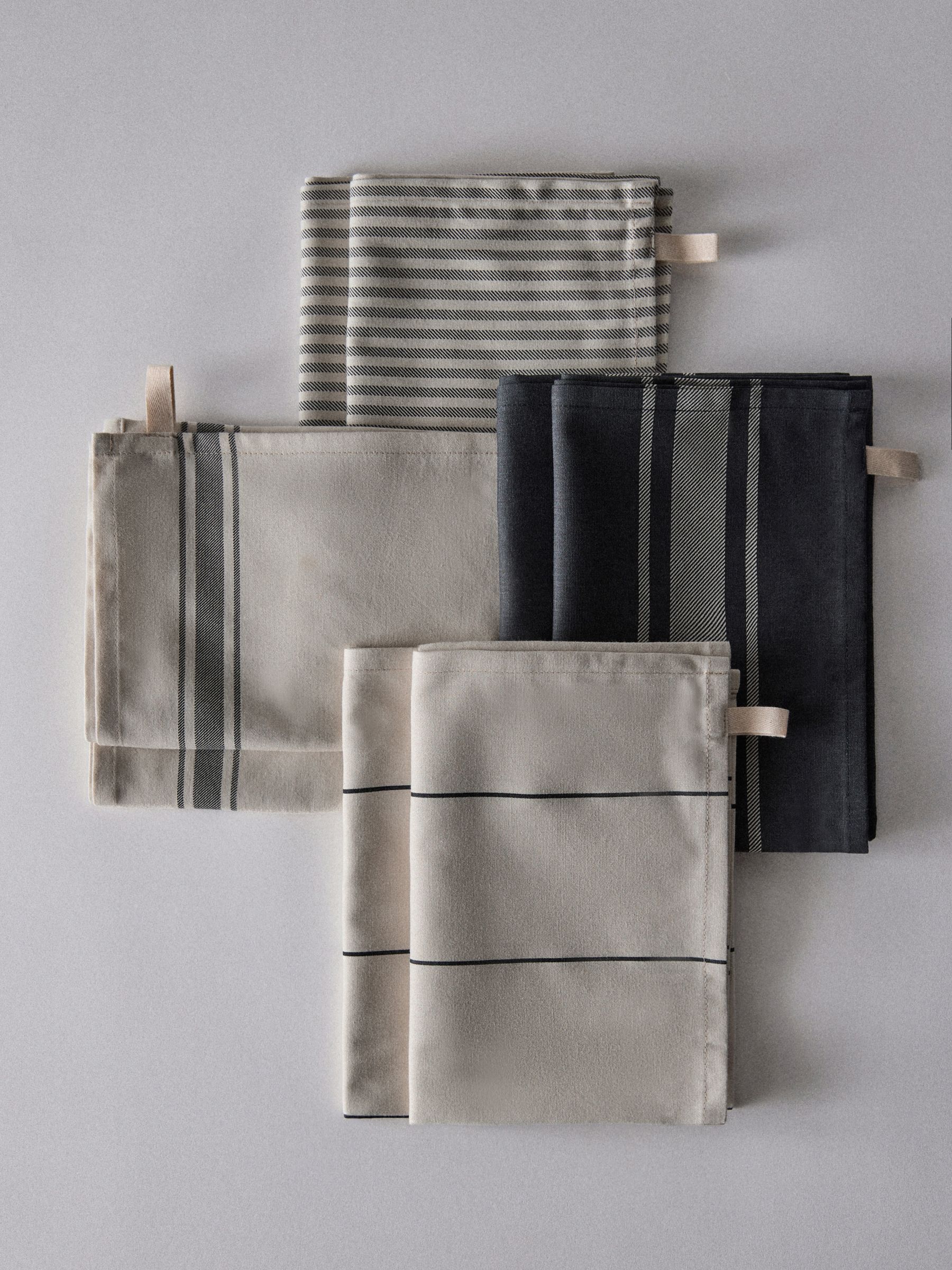 The Set 8 Pack Natural Tea Towels - Image 1 of 5