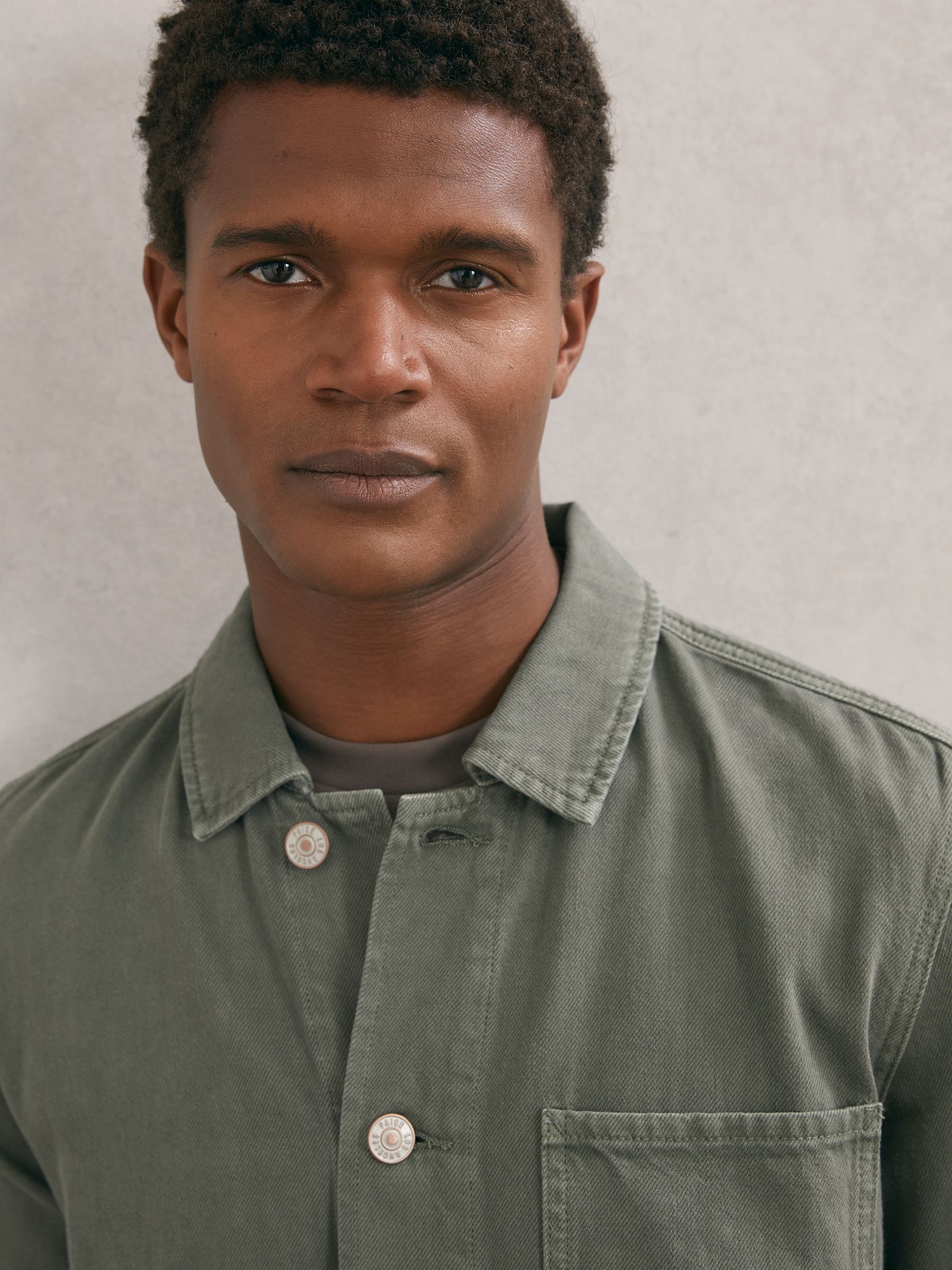 Paige Sidham Chore Jacket in Light Green - Image 3 of 5