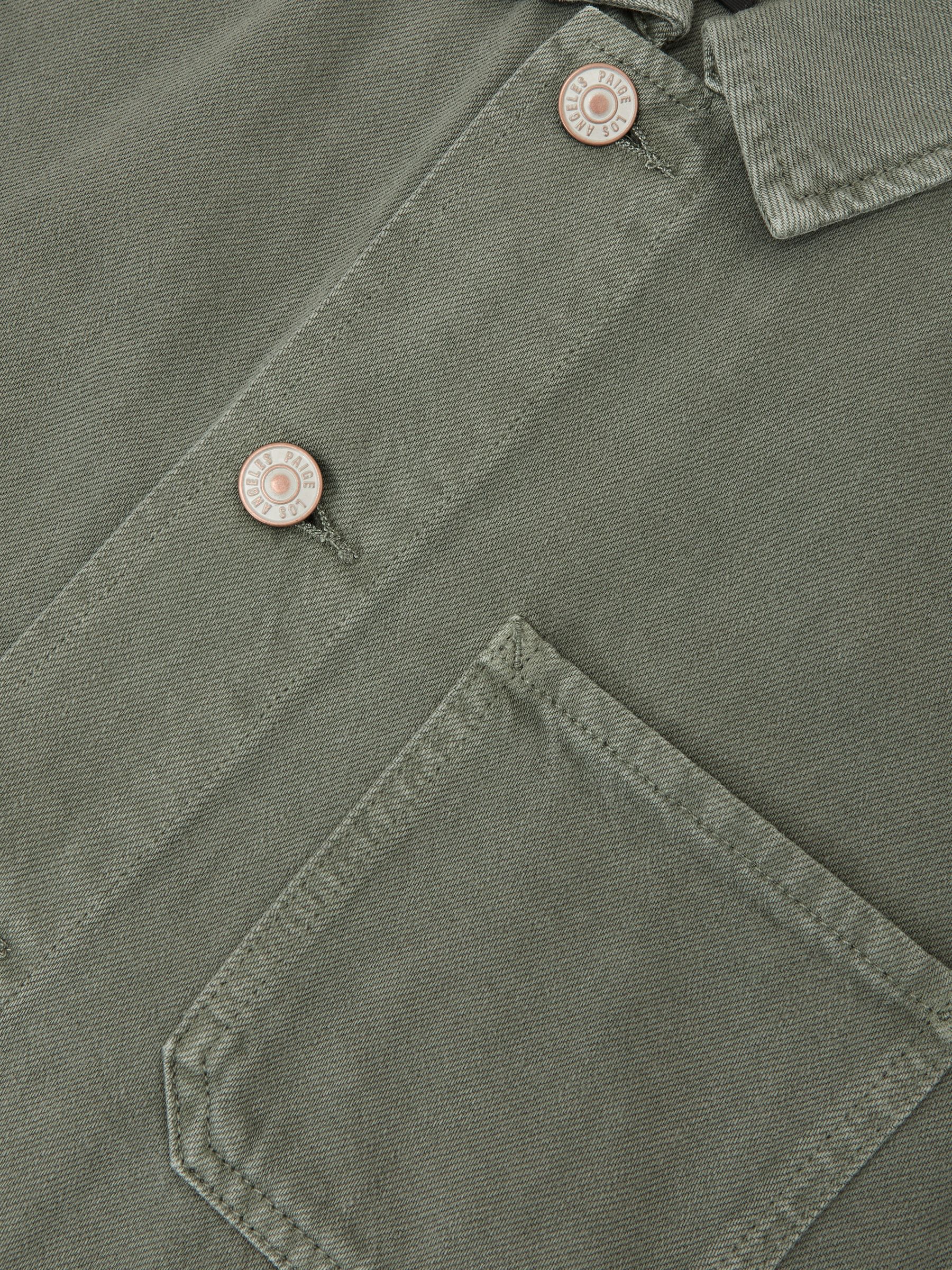 Paige Sidham Chore Jacket in Light Green - Image 4 of 5