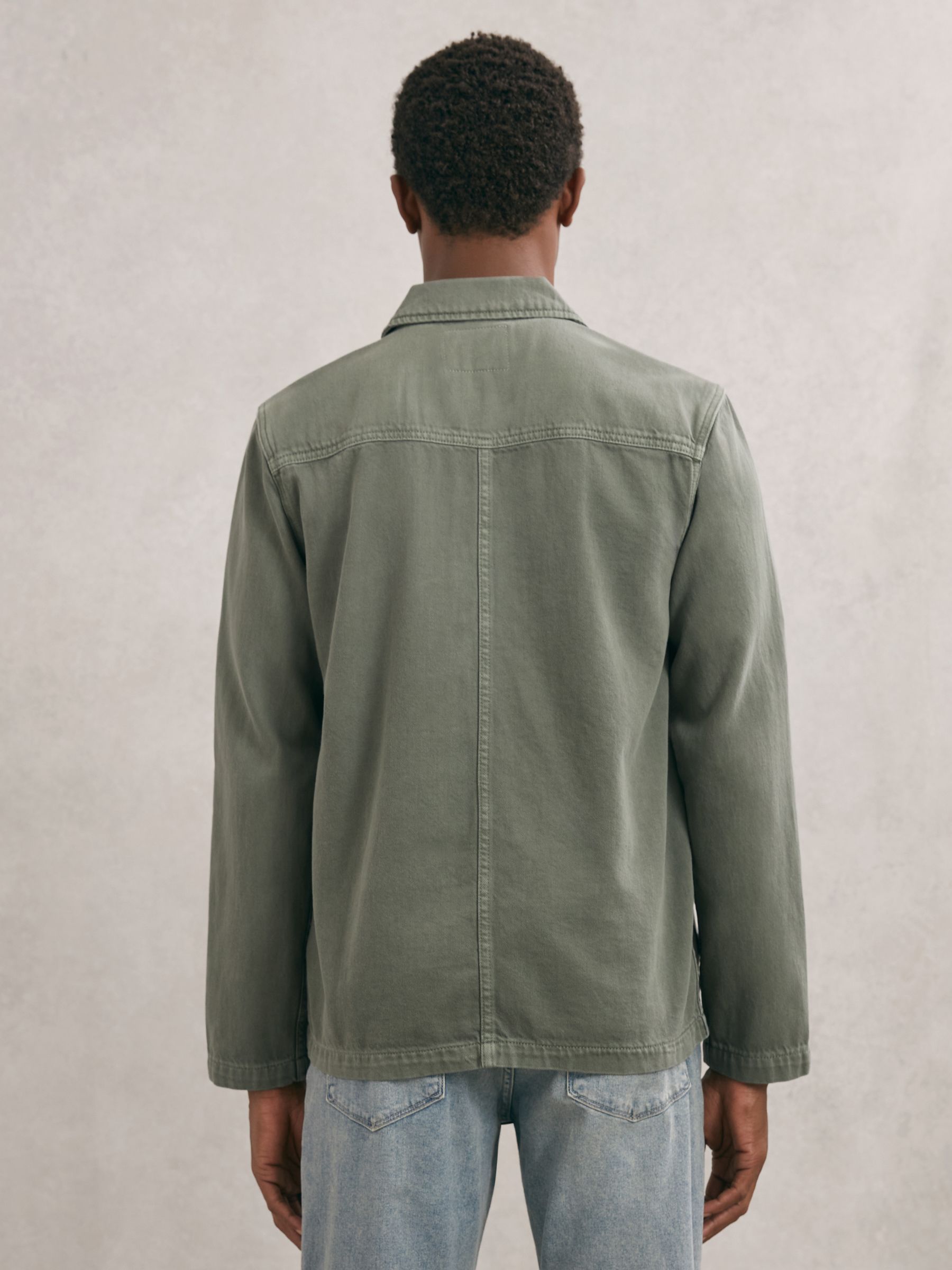 Paige Sidham Chore Jacket in Light Green - Image 5 of 5