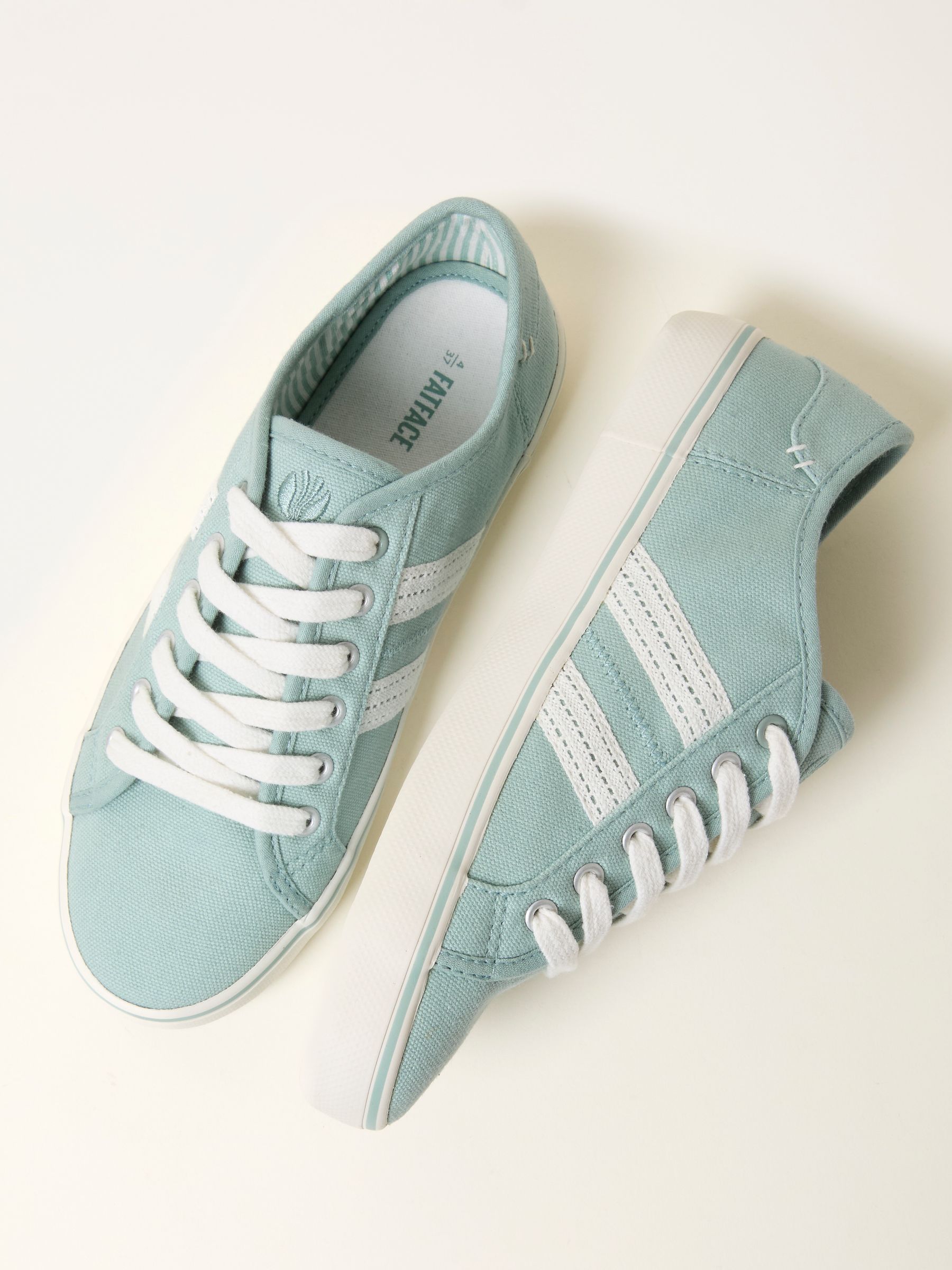 Lola Green Haze Canvas Trainer - Image 2 of 3