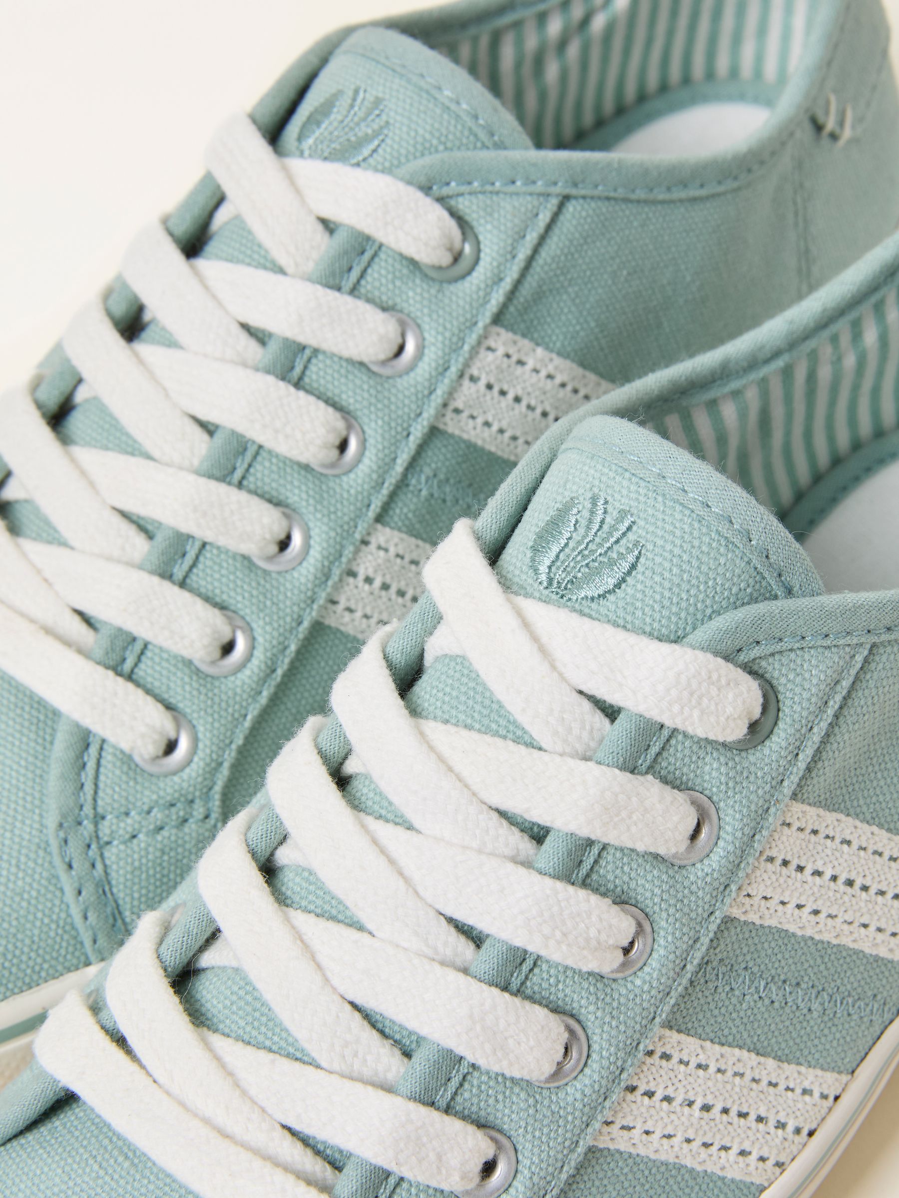 Lola Green Haze Canvas Trainer - Image 3 of 3