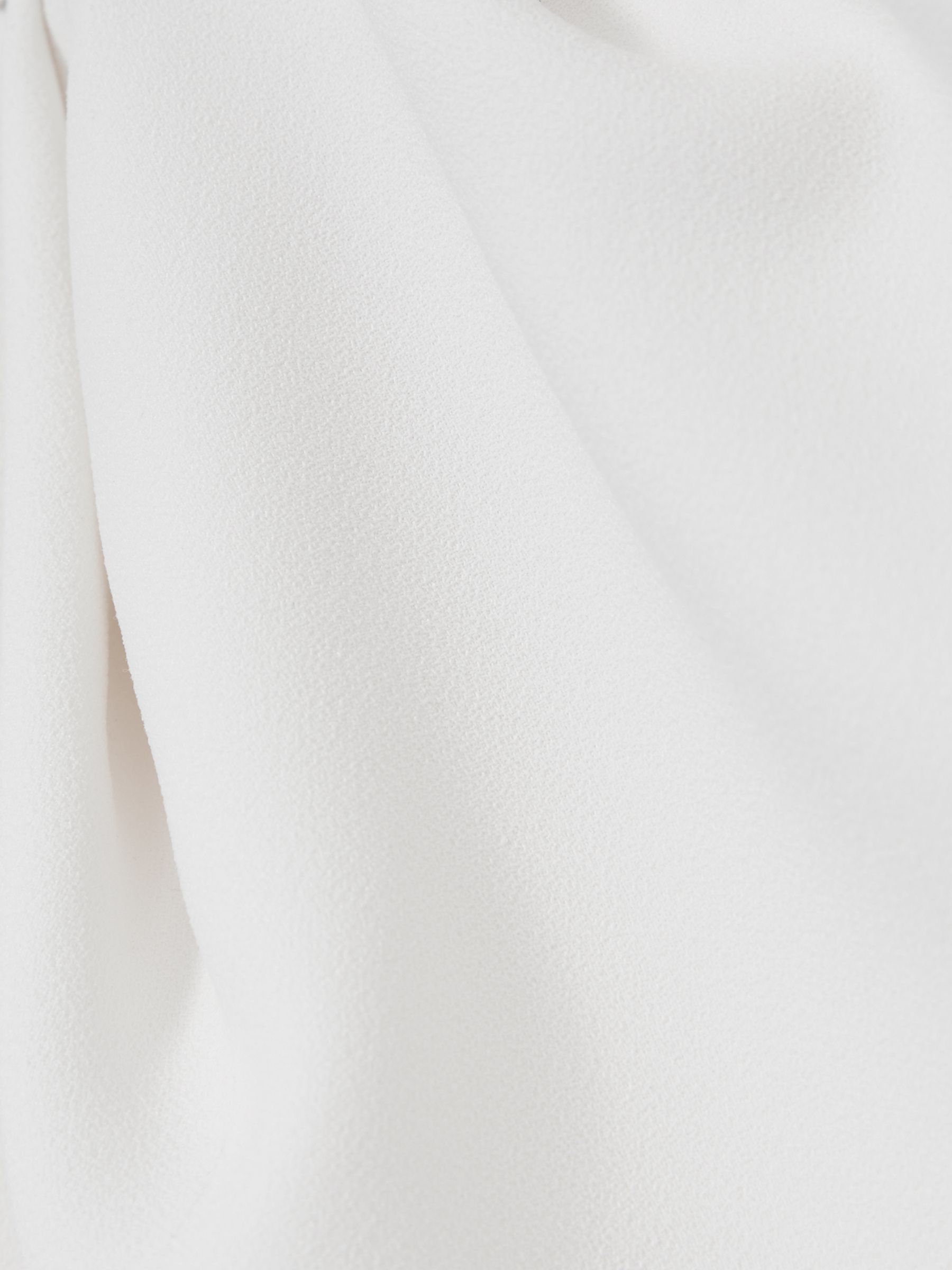 One-Shoulder Draped Top in Ivory - Image 6 of 6