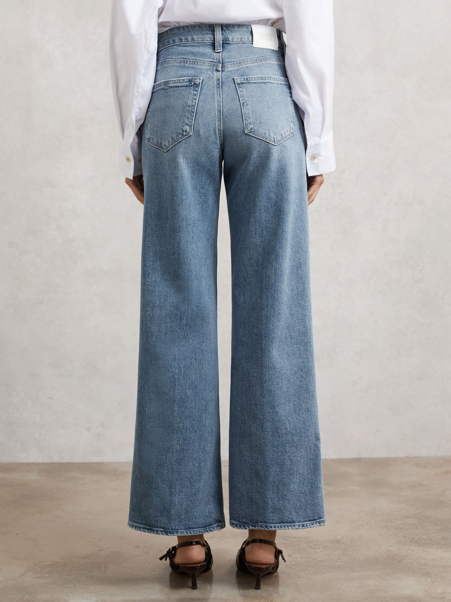 Paige Anessa Jeans in Light Blue - Image 4 of 5