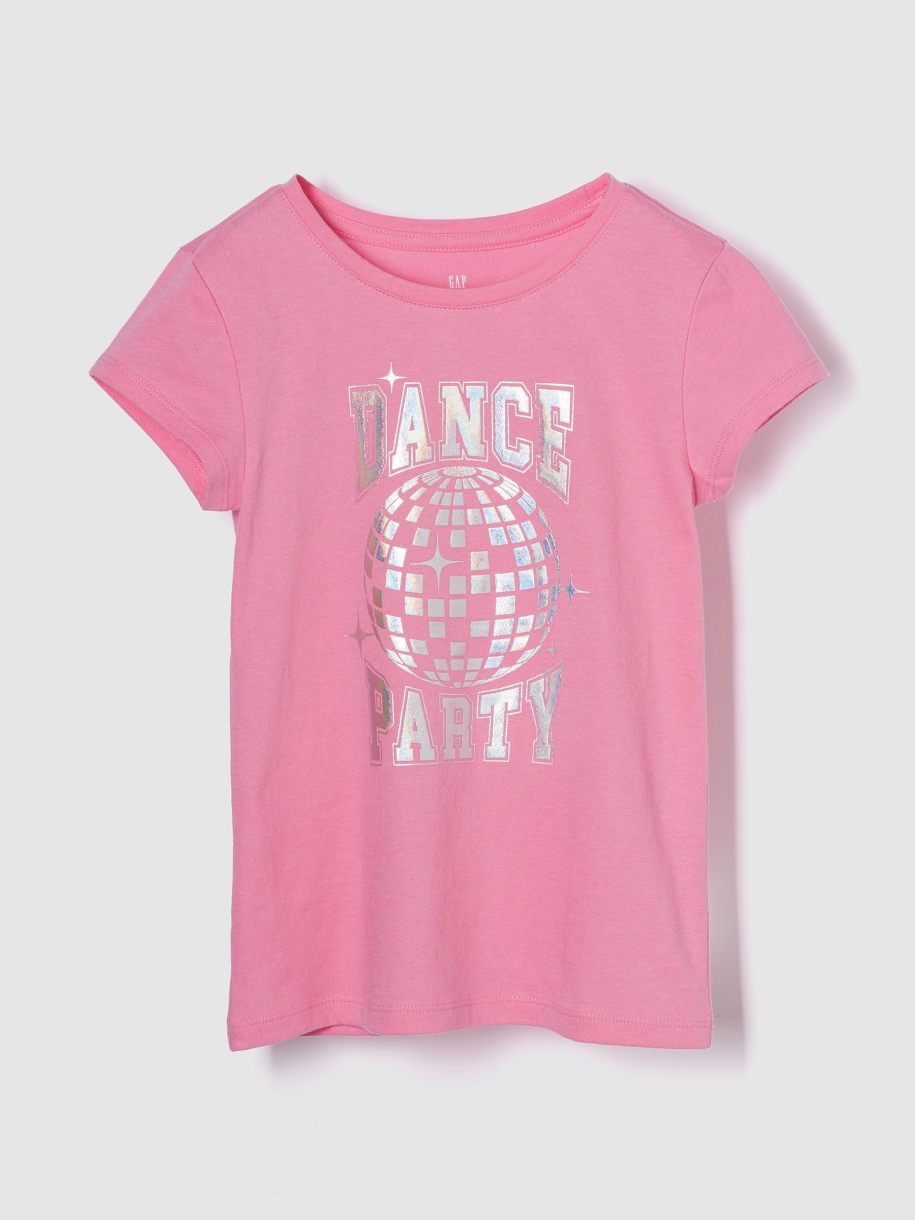 Pink Graphic Crew Neck Short Sleeve T-Shirt (4-13yrs) - Image 1 of 3