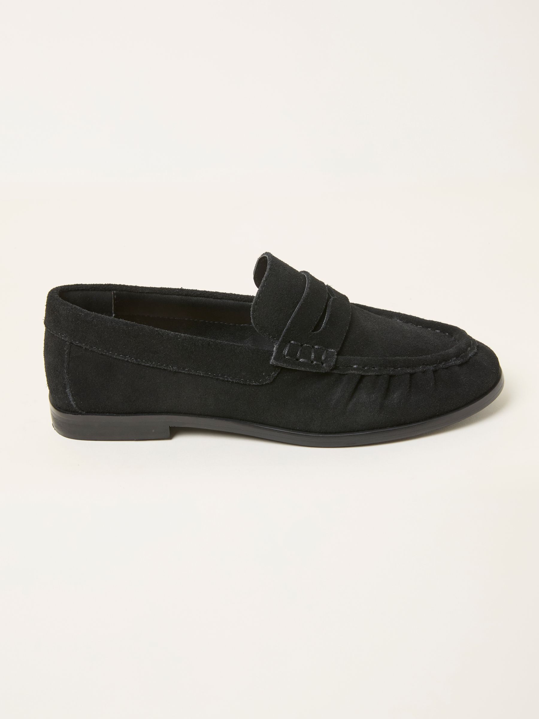 Black Suede Loafer Flat - Image 2 of 4