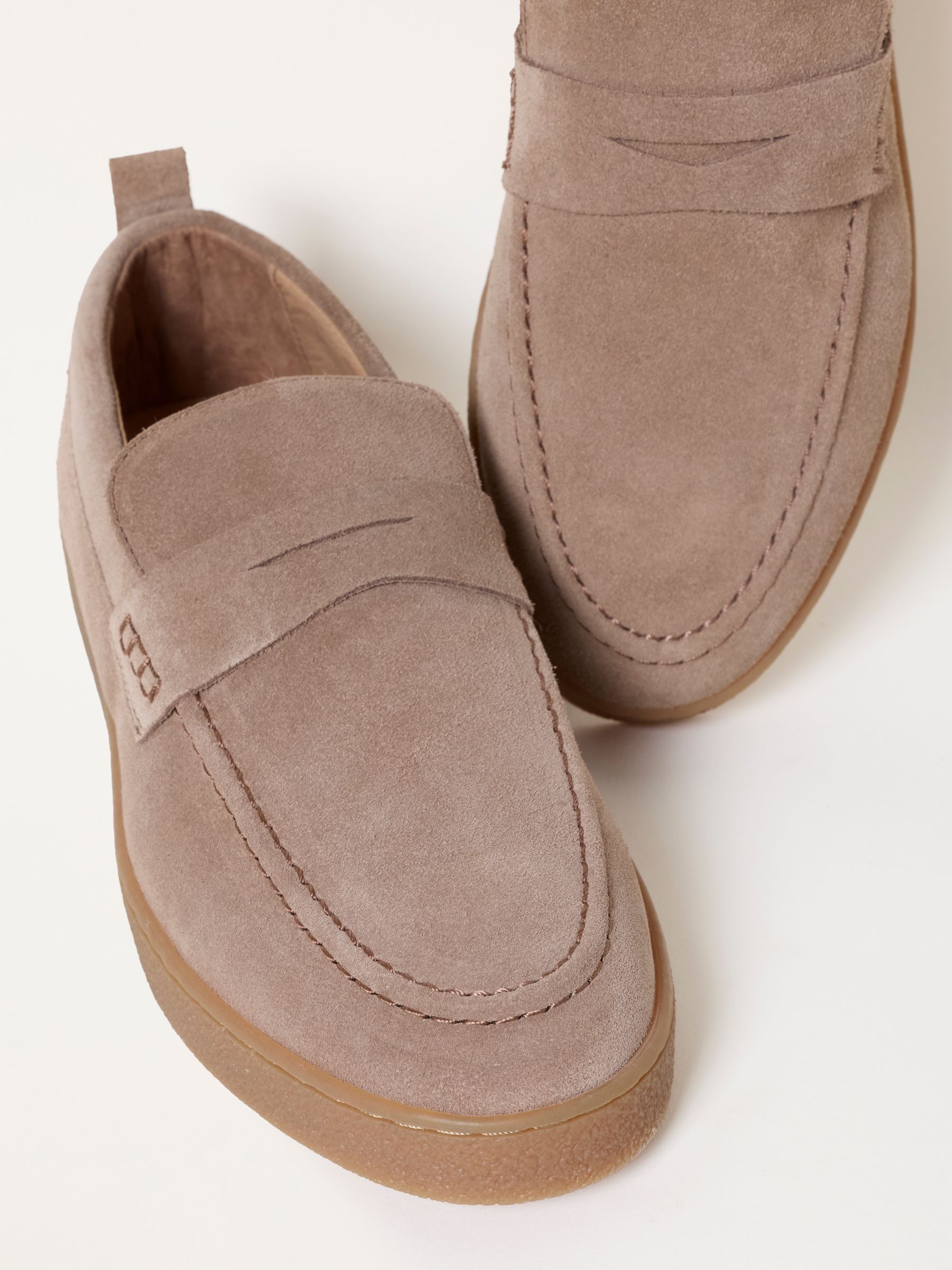 Natural Suede Deck Shoes - Image 2 of 3