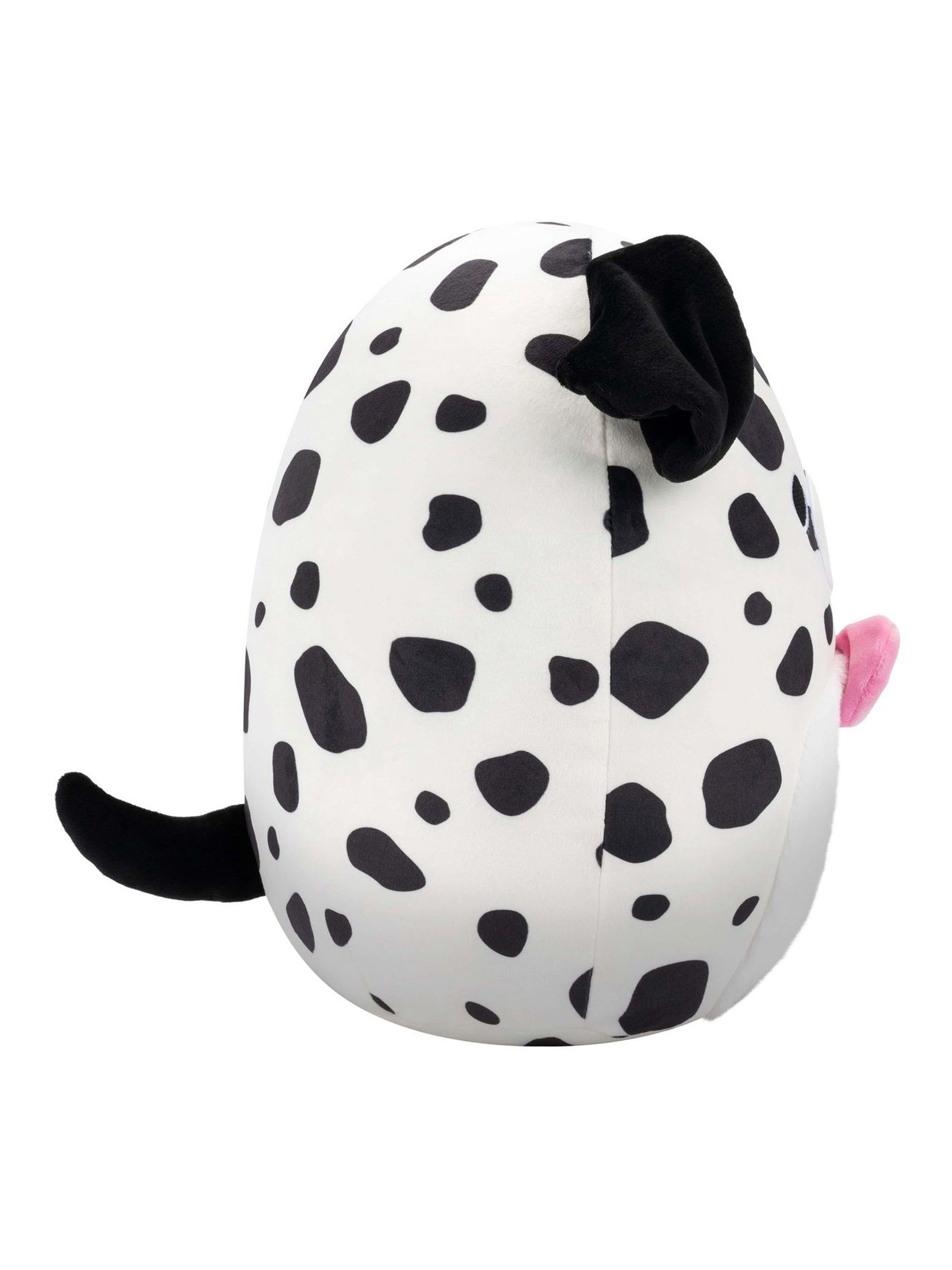 Jazawares 12 Squishmallows  Dustin  White Dalmatian WFuzz Belly and Bowtie Toy - Image 4 of 5