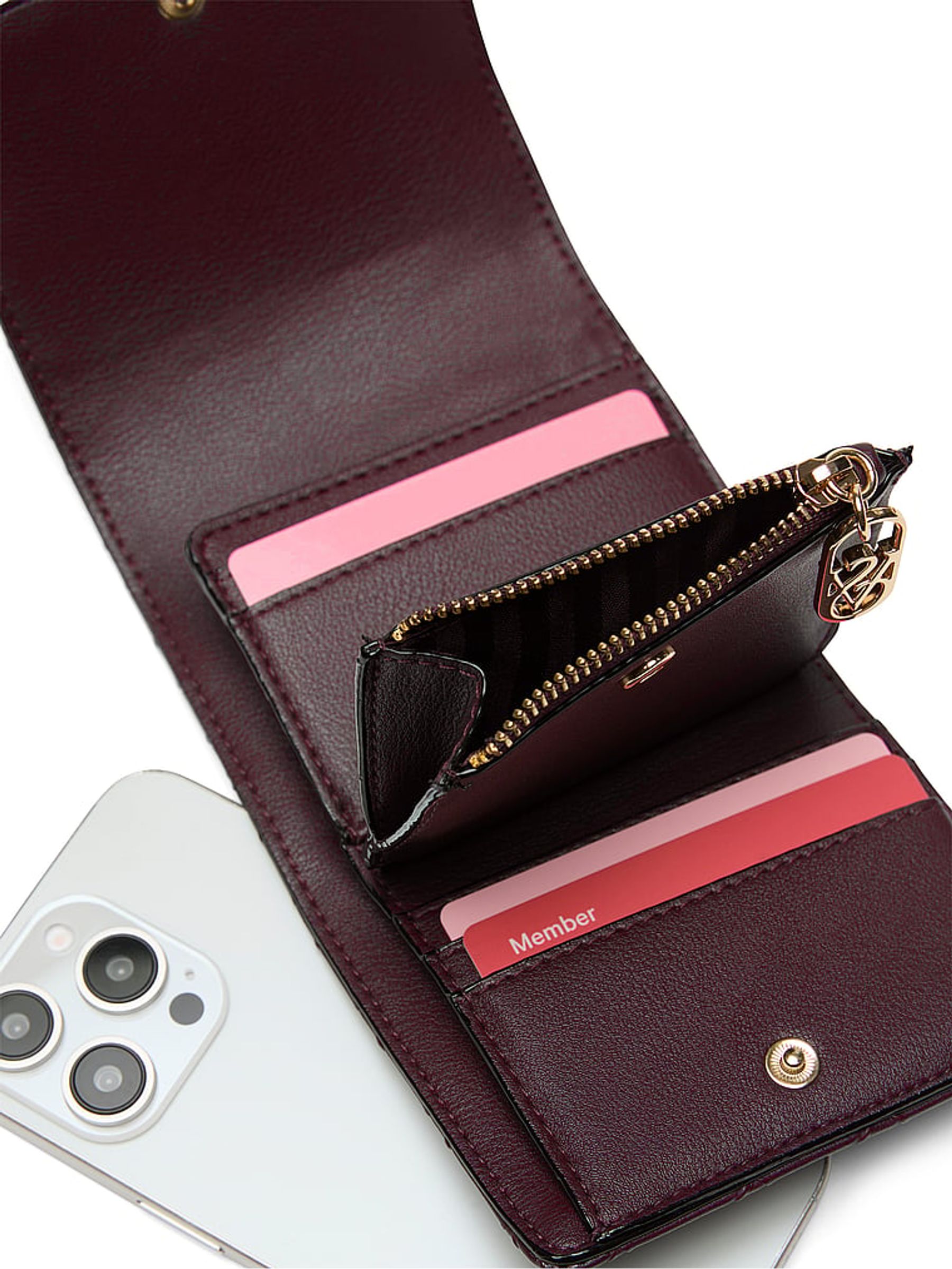 Winter Wine Red Small Wallet - Image 3 of 3