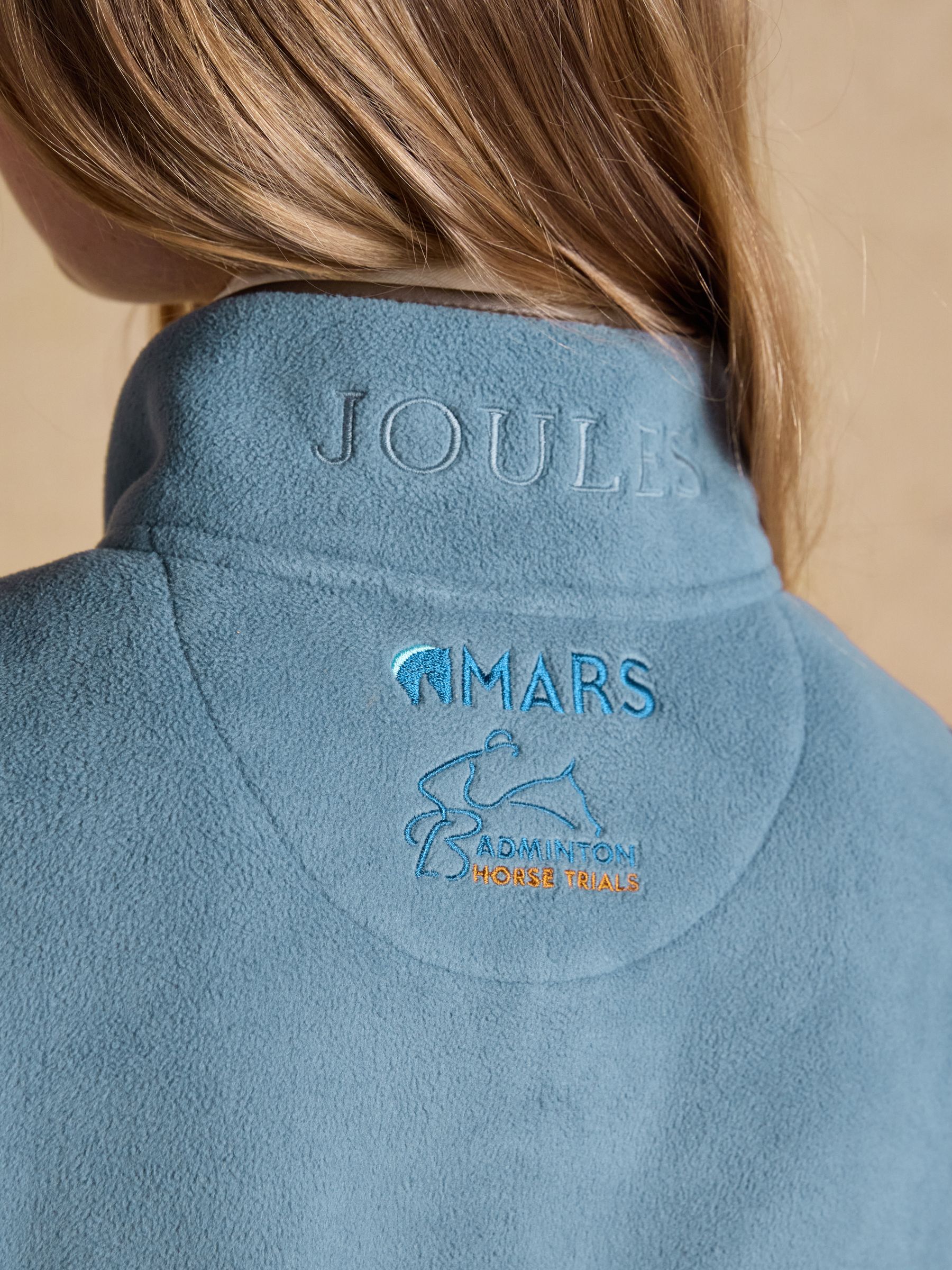 Official Badminton Blue Horse Trials Heritage Fleece Gilet - Image 12 of 14