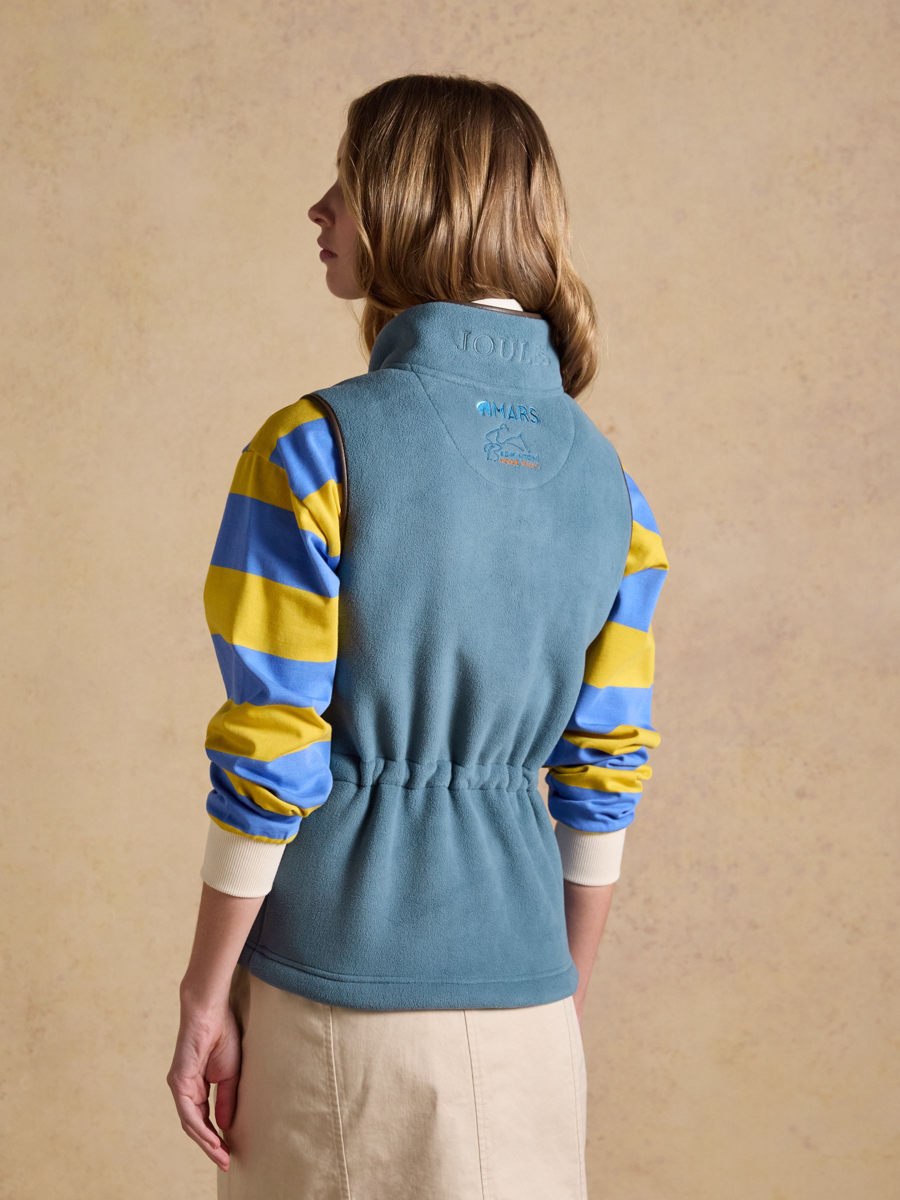 Official Badminton Blue Horse Trials Heritage Fleece Gilet - Image 5 of 14
