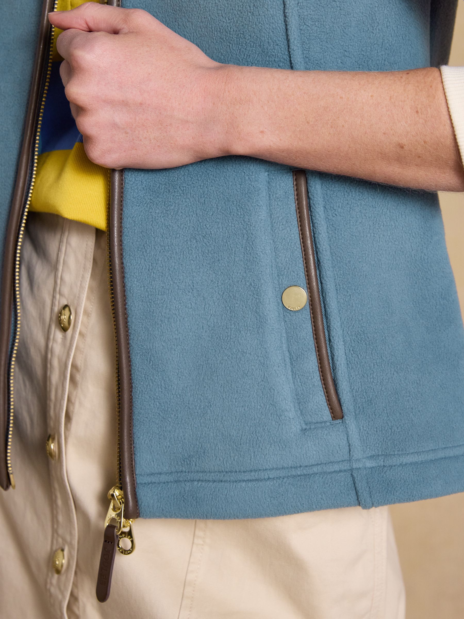 Official Badminton Blue Horse Trials Heritage Fleece Gilet - Image 9 of 14