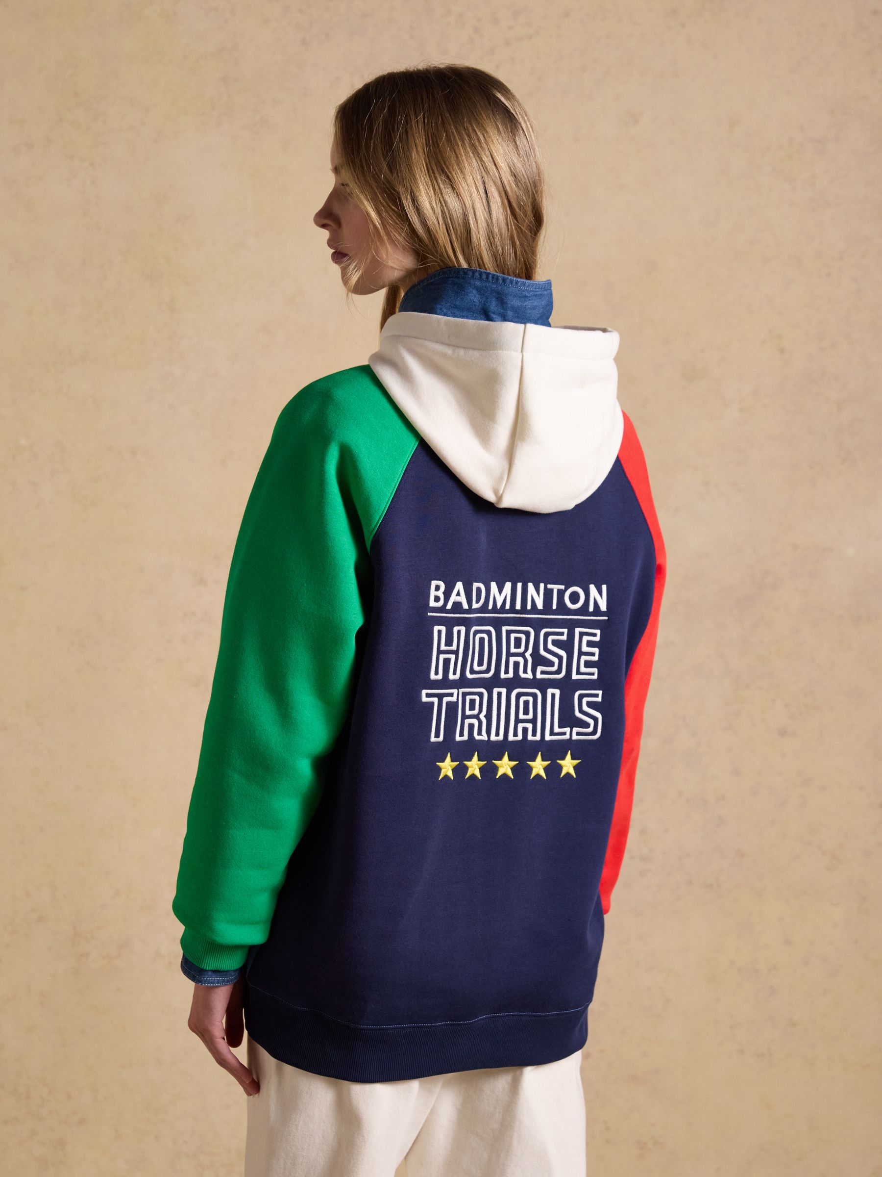 Official Badminton Multi Colourblock Unisex Hoodie - Image 7 of 13