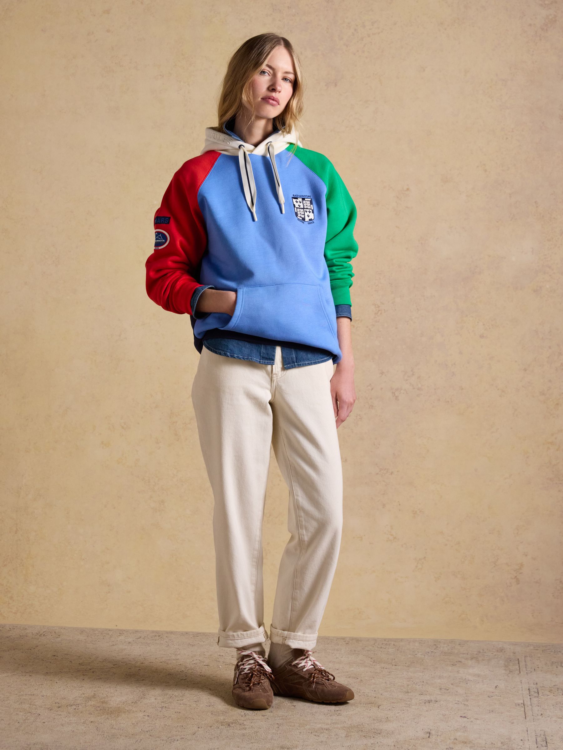 Official Badminton Multi Colourblock Unisex Hoodie - Image 8 of 13