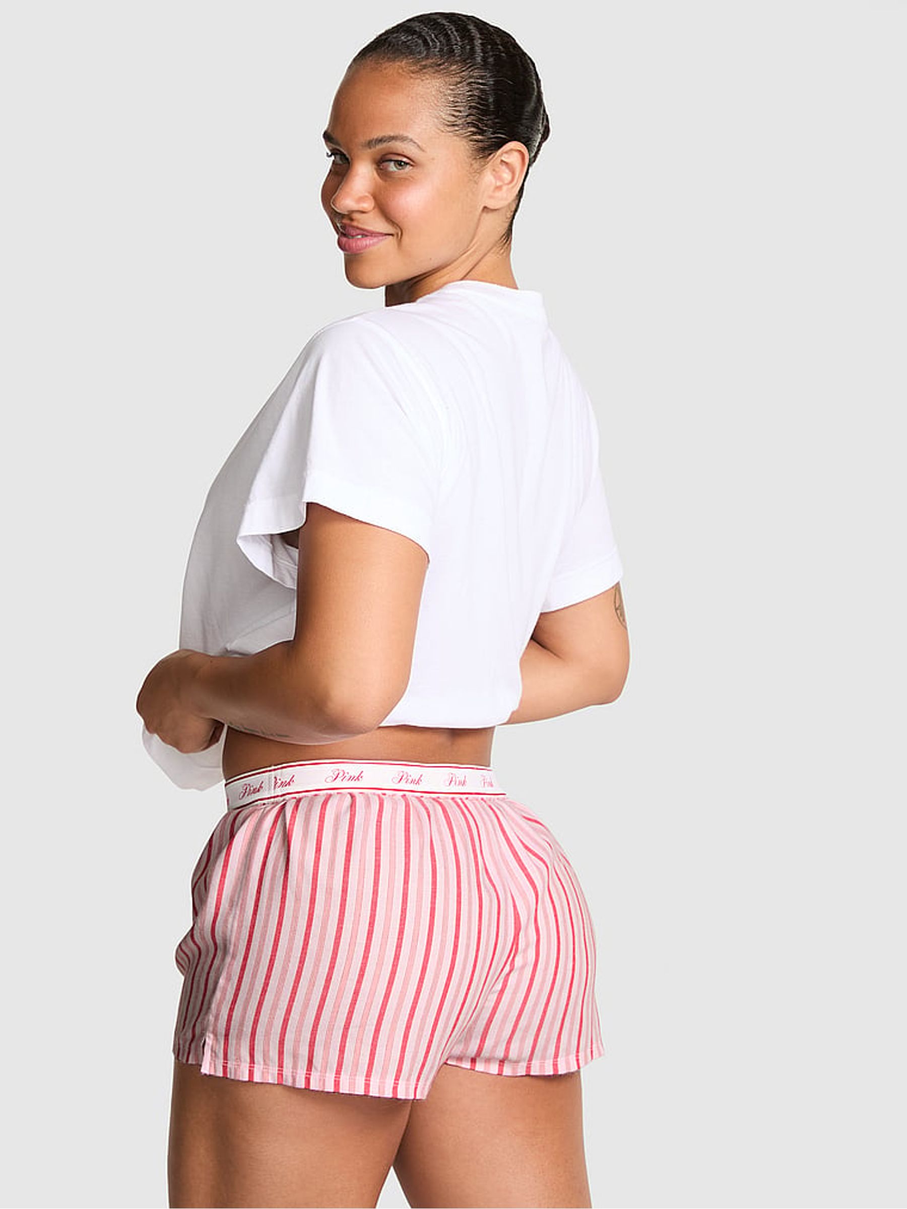 Red and Pink Stripe Pyjama Bottoms - Image 2 of 2