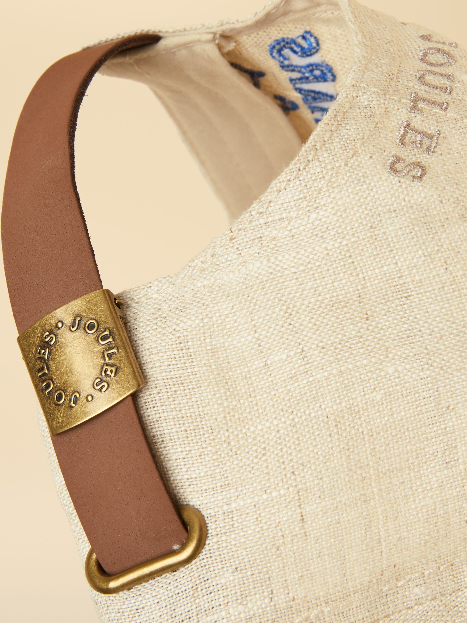 Official Badminton Cream Unisex Linen Cap - Image 3 of 4