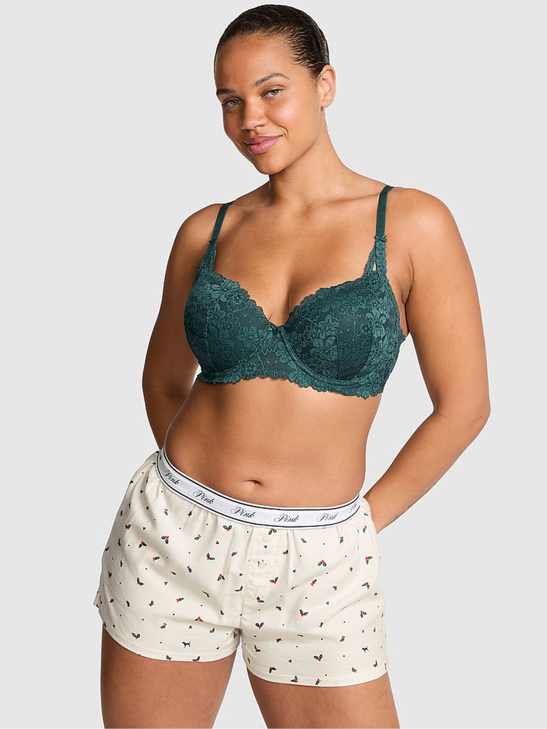 Winter White Christmas Mistletoe Pyjama Bottoms - Image 1 of 3