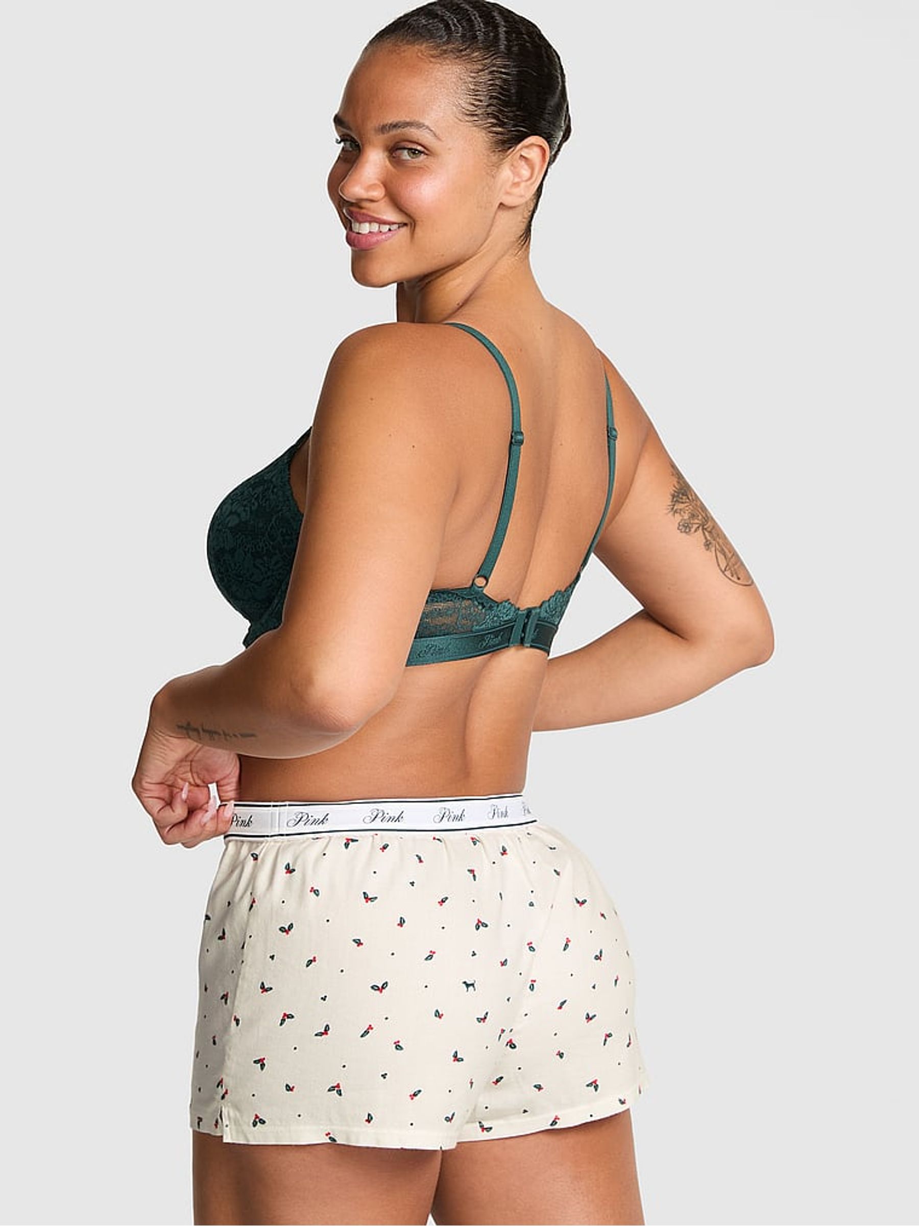 Winter White Christmas Mistletoe Pyjama Bottoms - Image 2 of 3