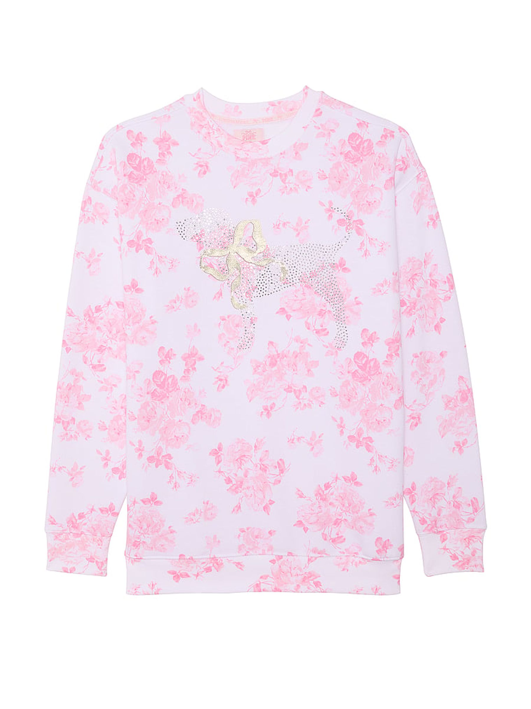 White Oversized Fleece Sweatshirt - Image 3 of 3