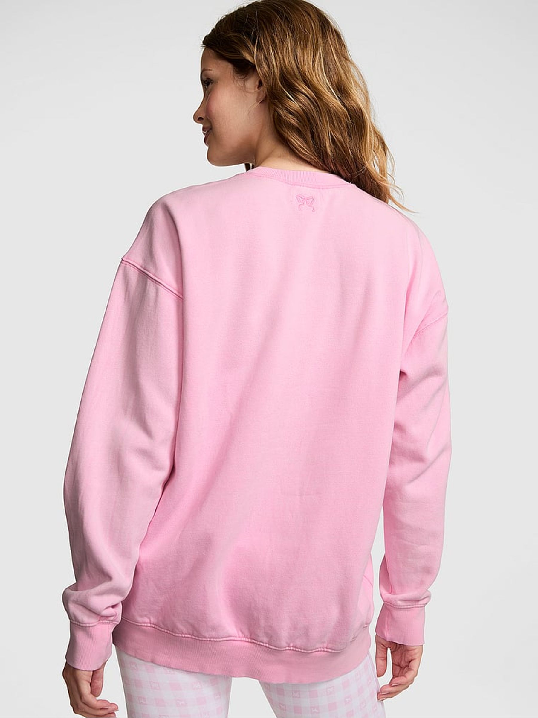 Pink Lollipop Oversized Fleece Sweatshirt - Image 2 of 3