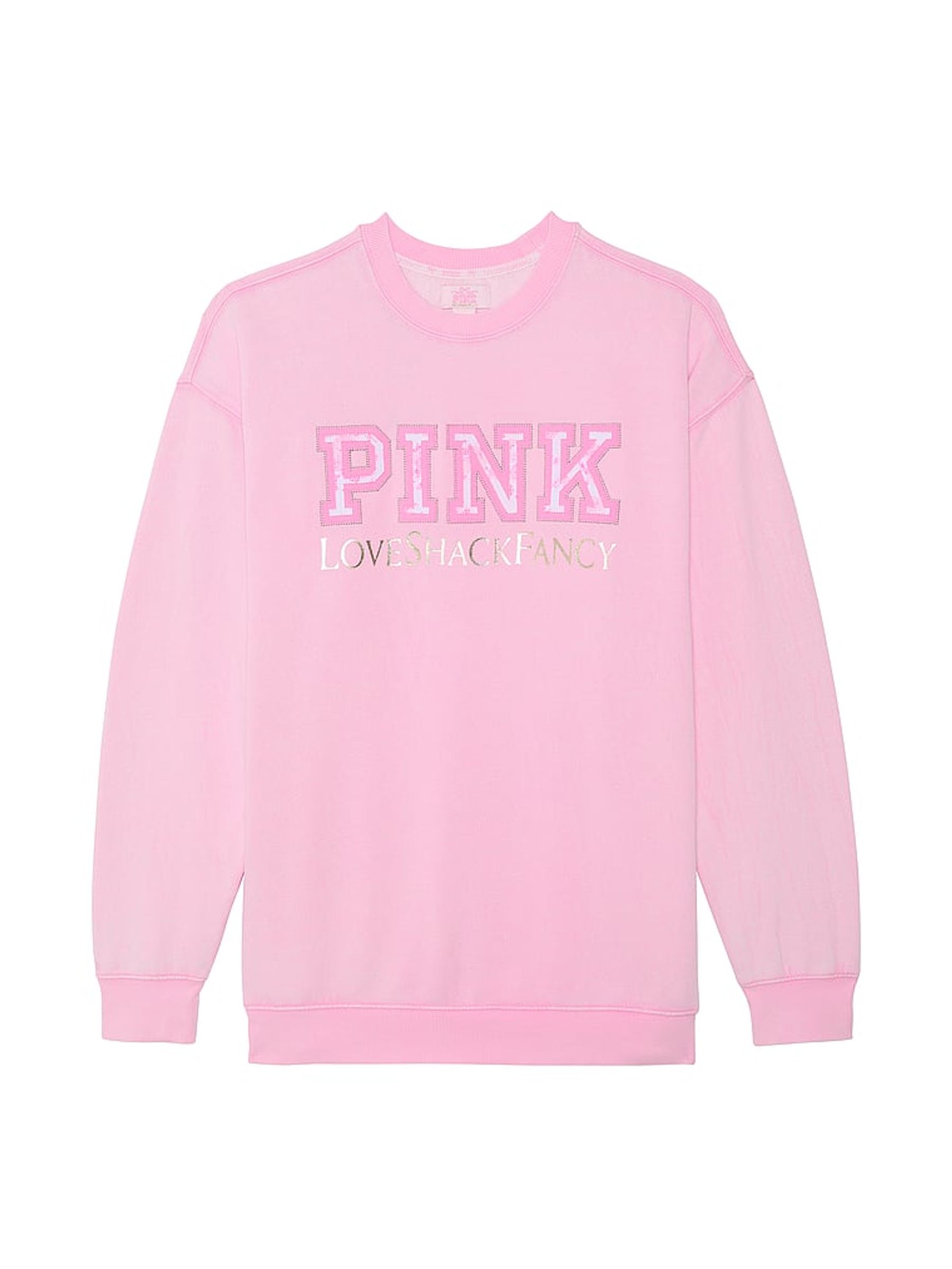 Pink Lollipop Oversized Fleece Sweatshirt - Image 3 of 3