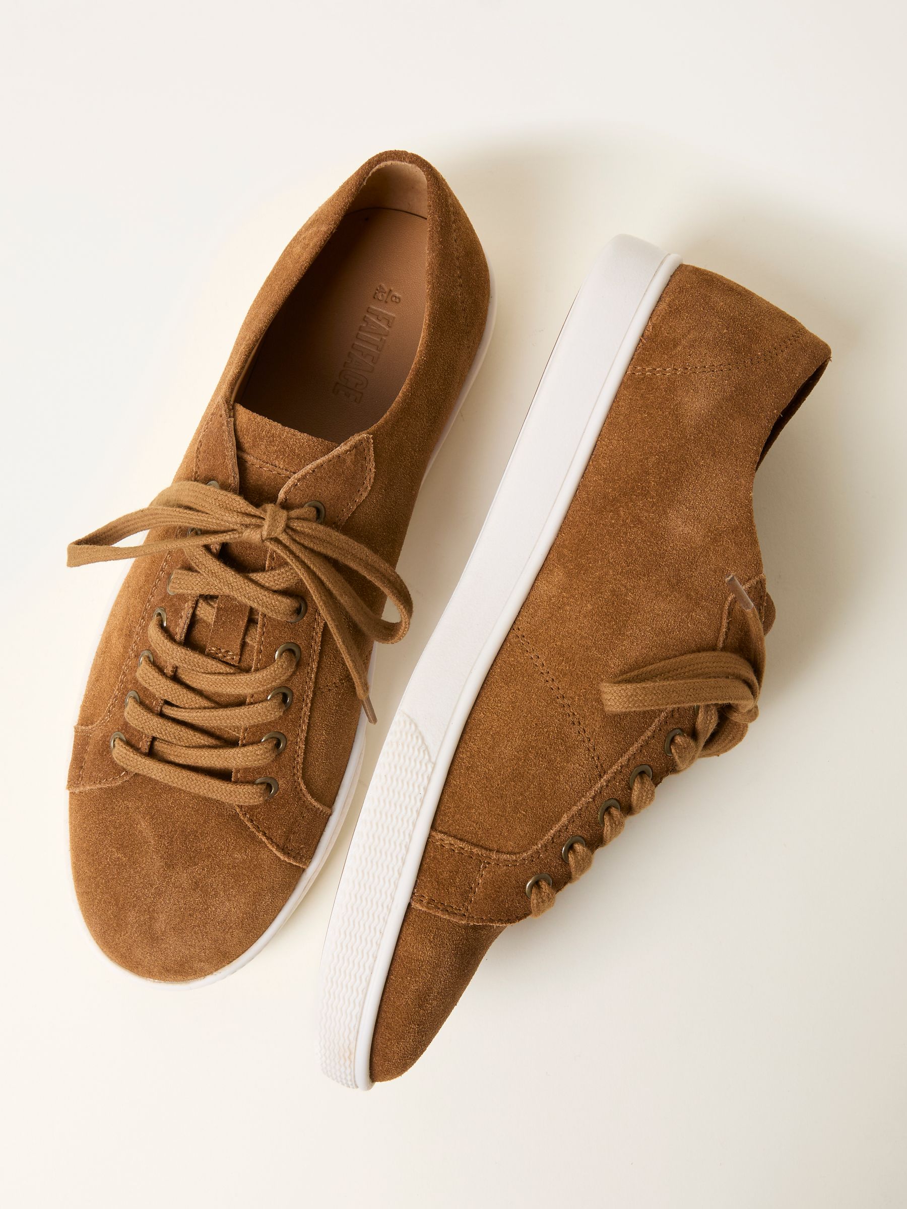 Tan Brown Mens Suede Trainer - Image 3 of 3 Tan Brown Mens Suede Trainer - Image 3 of 3