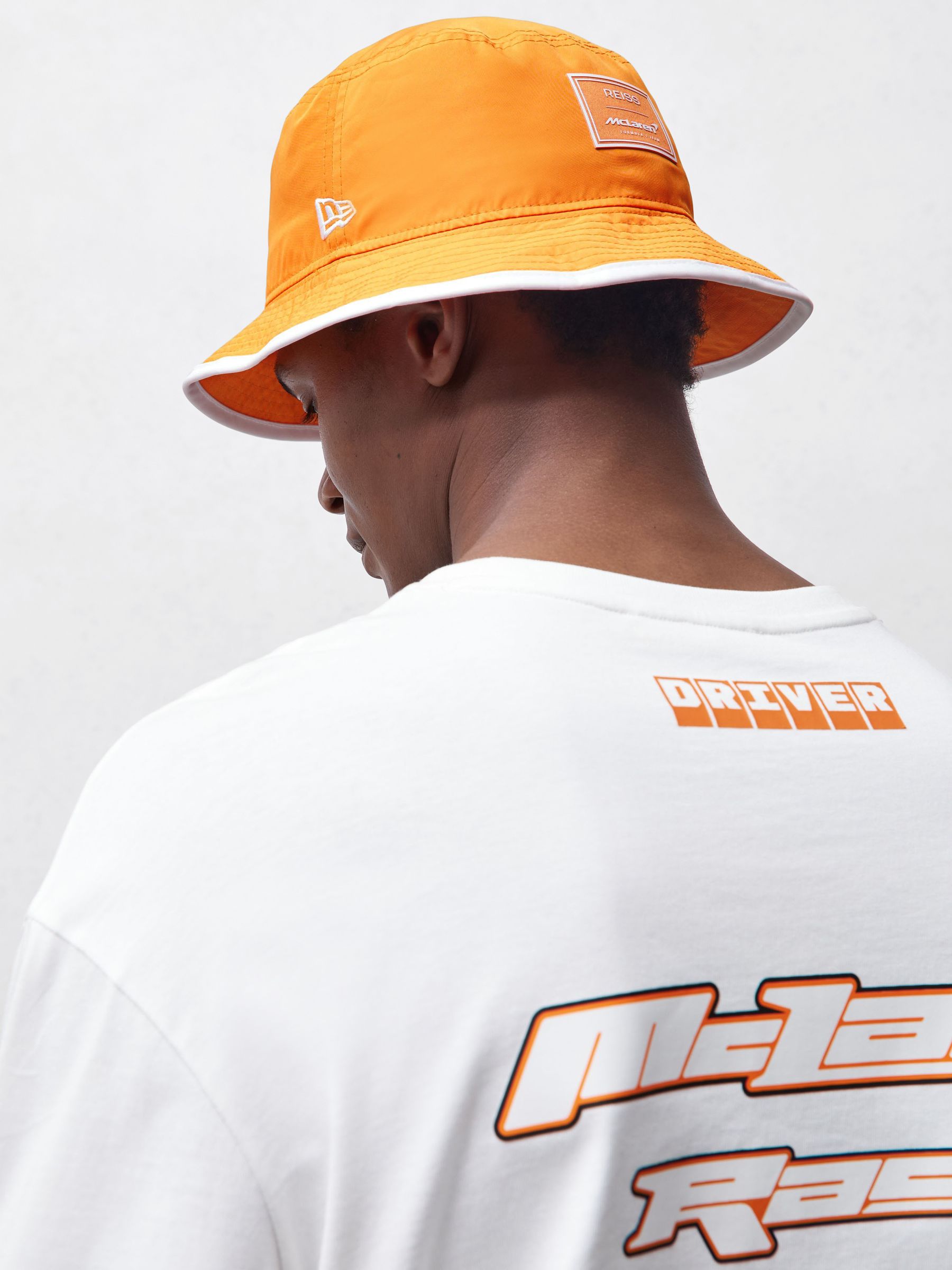 McLaren F1 Team Speedmark Bucket Hat in Papaya Orange - image 4