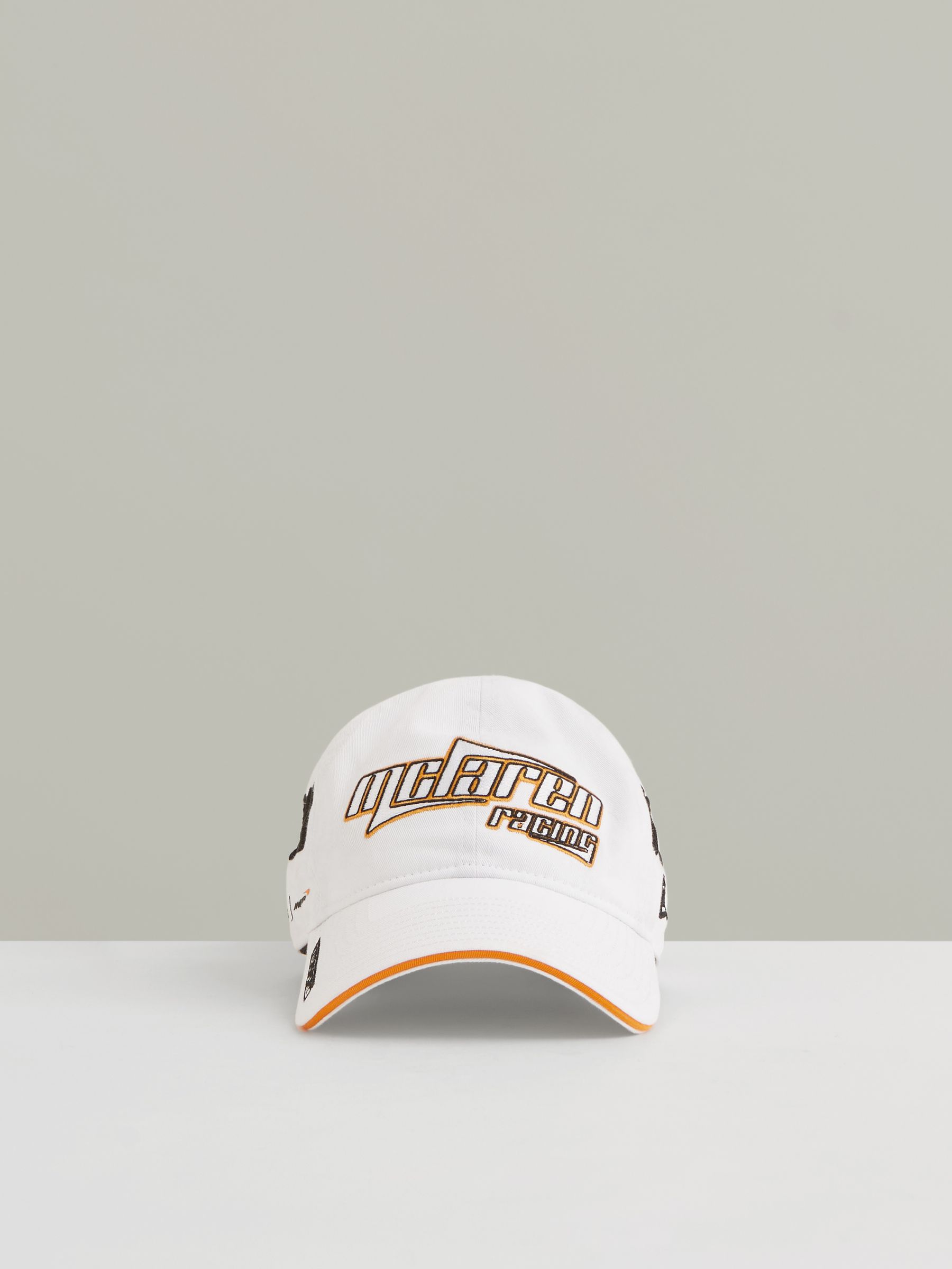 McLaren Racing Heritage Cap Unisex Fit in White - Image 2 of 6