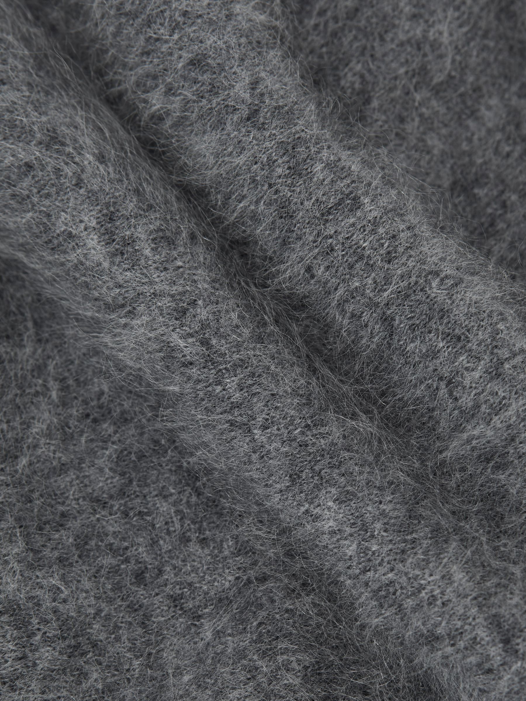 Brushed Cashmere Vest in Grey - Image 6 of 7