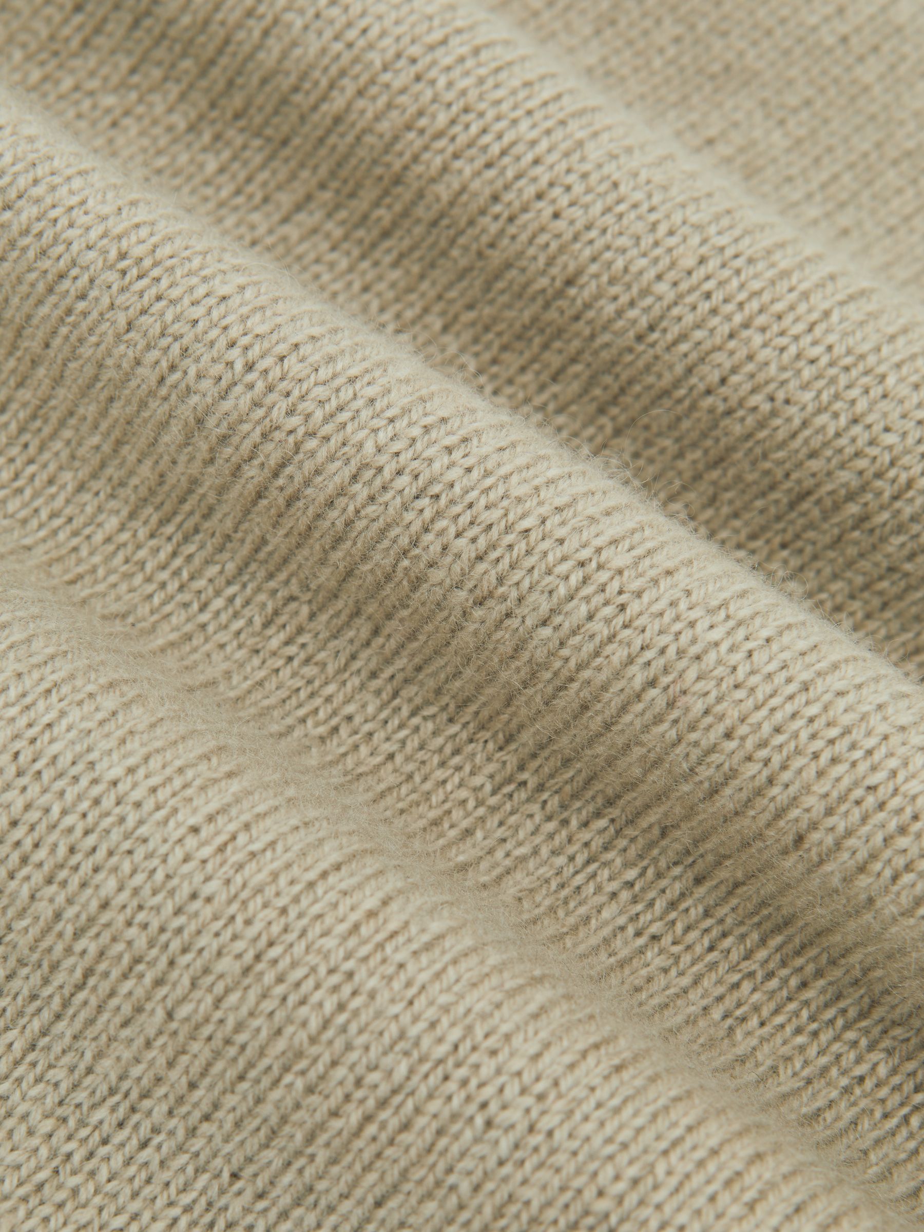 100% Cashmere Crew-Neck Jumper in Sage Green - Image 6 of 6