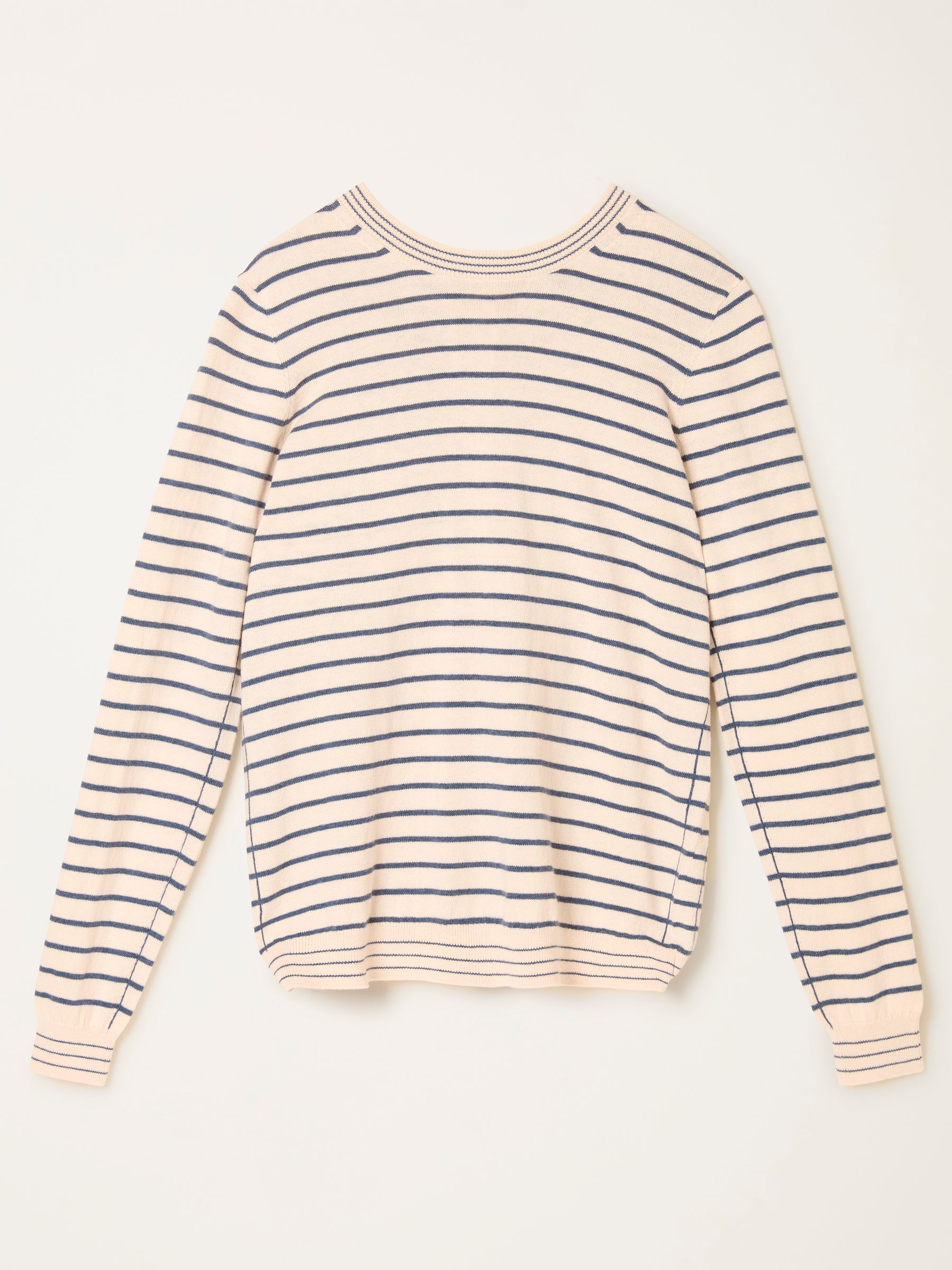 Breton Natural Knitted Stripe Jumper - Image 6 of 6
