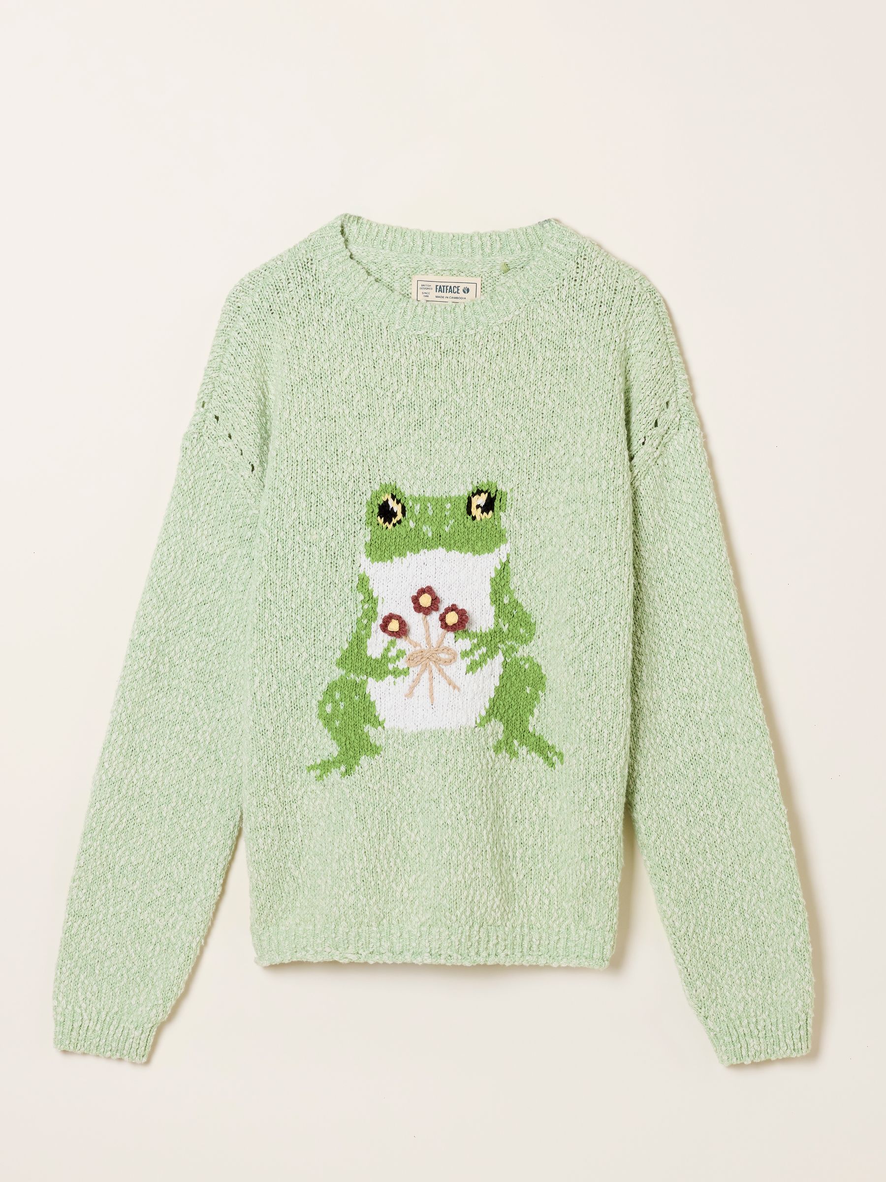 Green Frog Knitted Jumper - Image 7 of 7