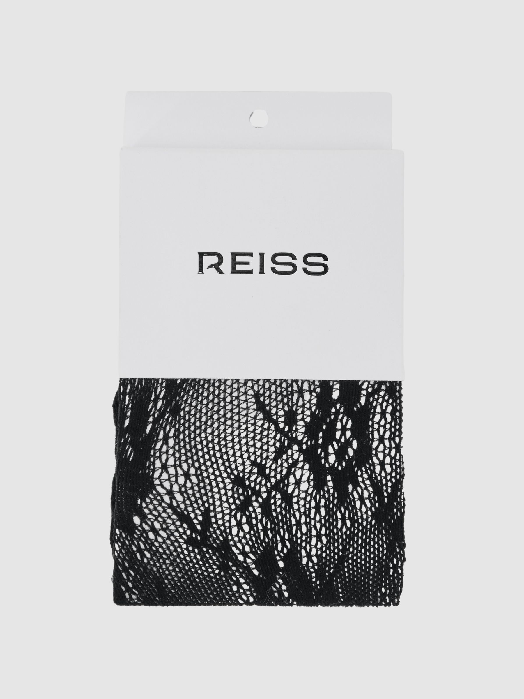 Floral Lace Tights in Black - Image 1 of 1