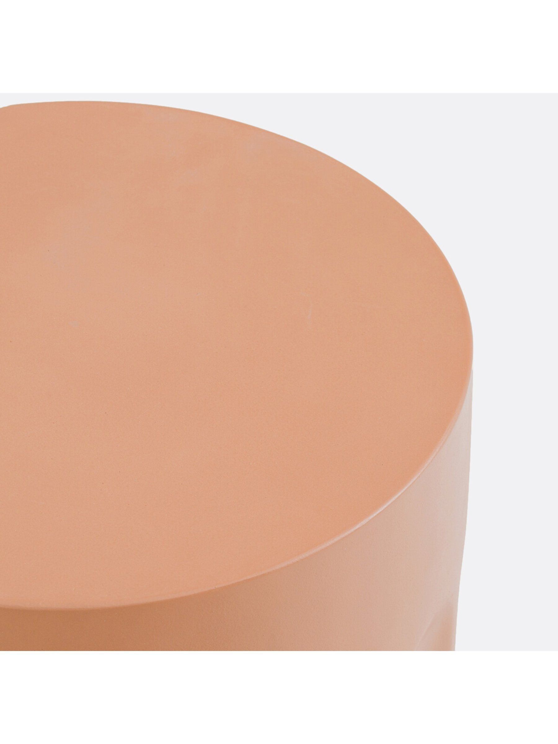 La Redoute Intérieurs Terracotta Mannila Cement Fibre Garden Side Table - Image 3 of 5