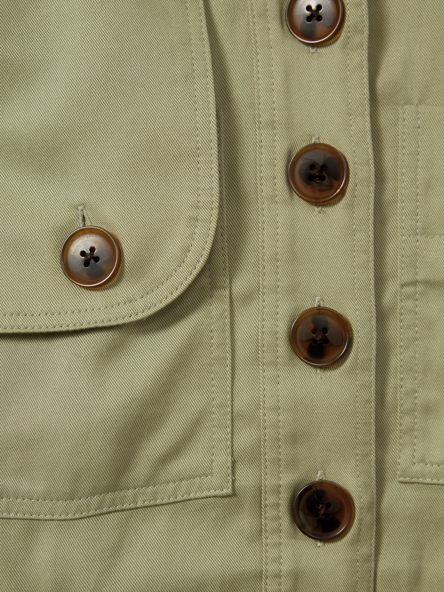 13-14 yrs Utility Style Belted Dress in Khaki - Image 4 of 4