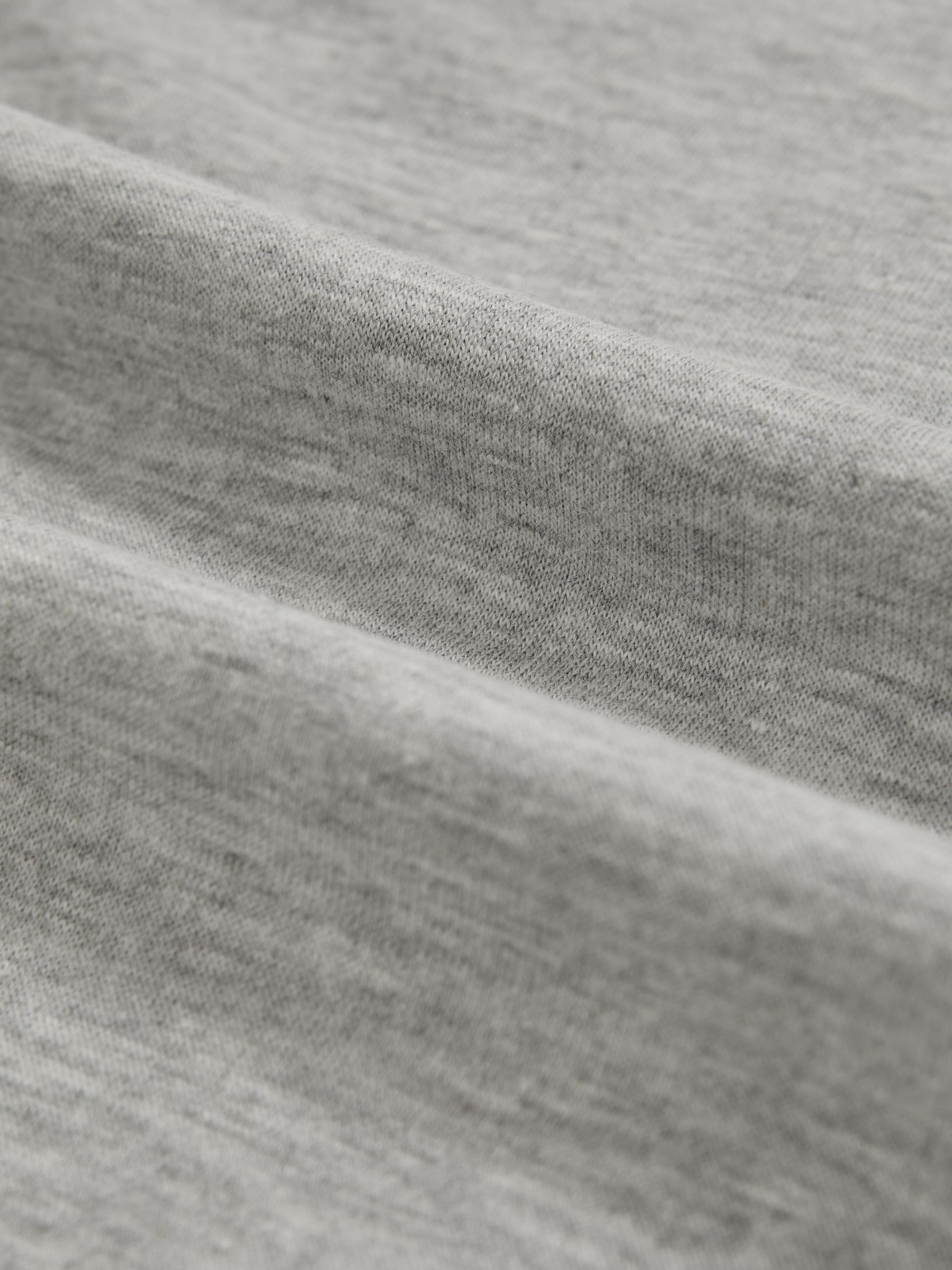 3-9 yrs Cotton-Blend Crew-Neck T-Shirt in Grey Marl - Image 4 of 4