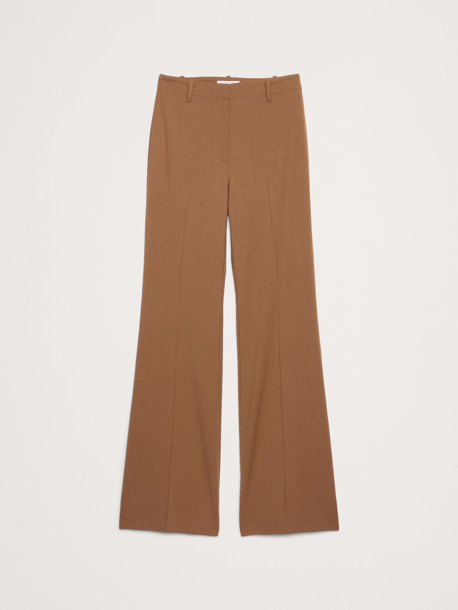 Banana Republic Brown High-Rise Flare Italian Wool Trousers - Image 4 of 4
