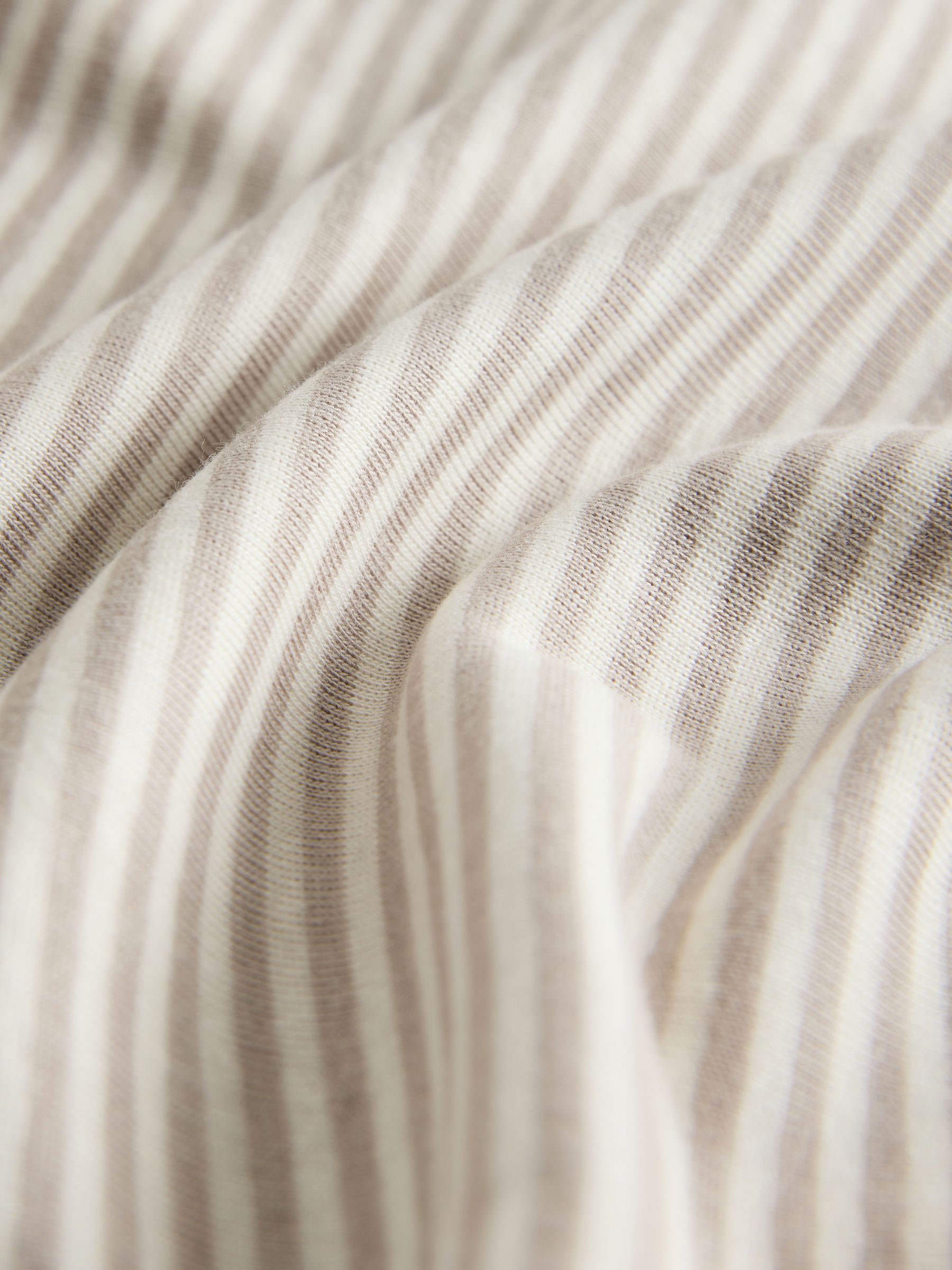 Brown/Cream - 4 Pack Snuggle Fit Cotton Jersey Pyjamas Set - Image 6 of 7