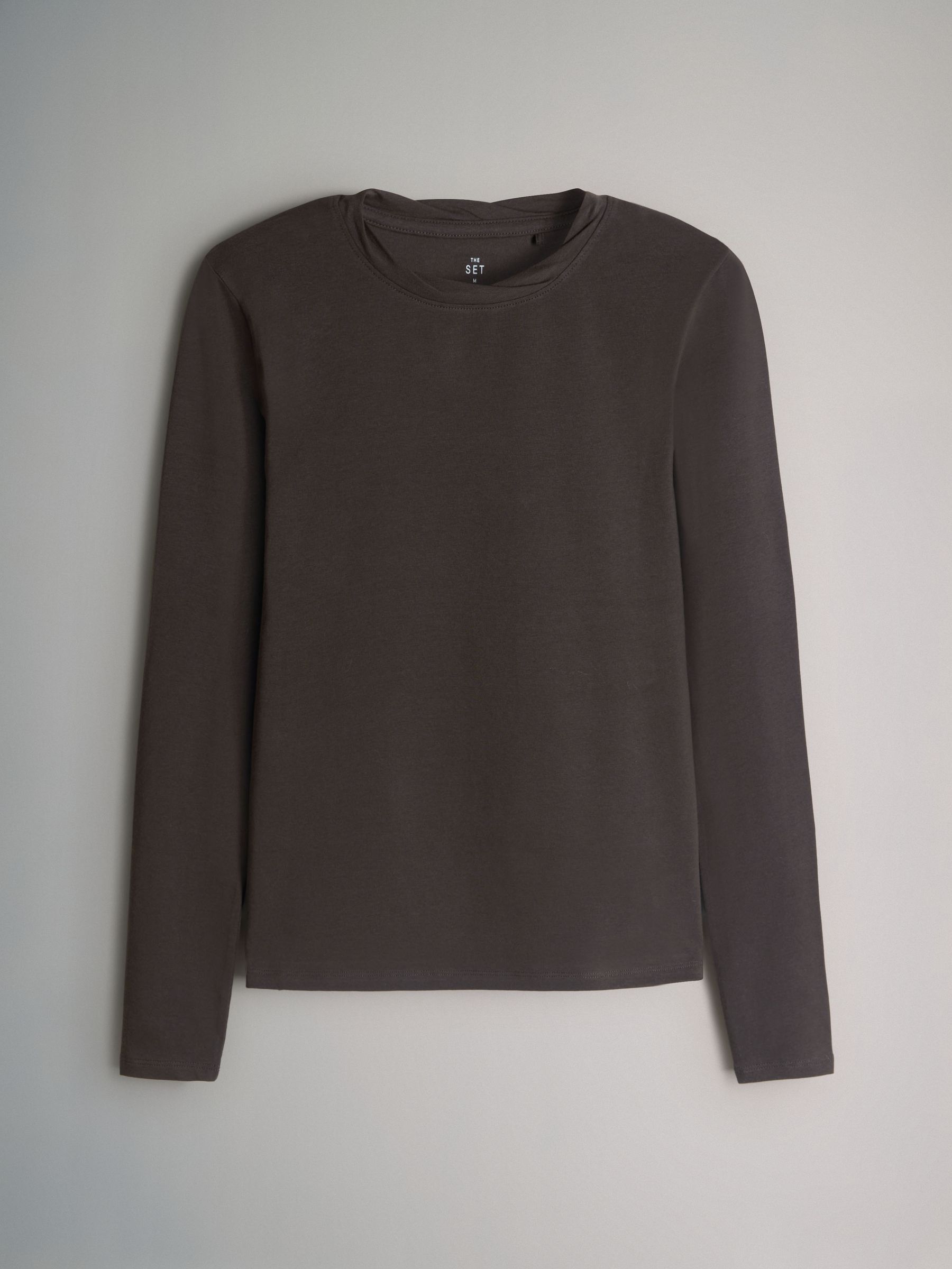 3 Pack Twist Neck Detail Long Sleeve Ribbed T-shirts - Image 3 of 6