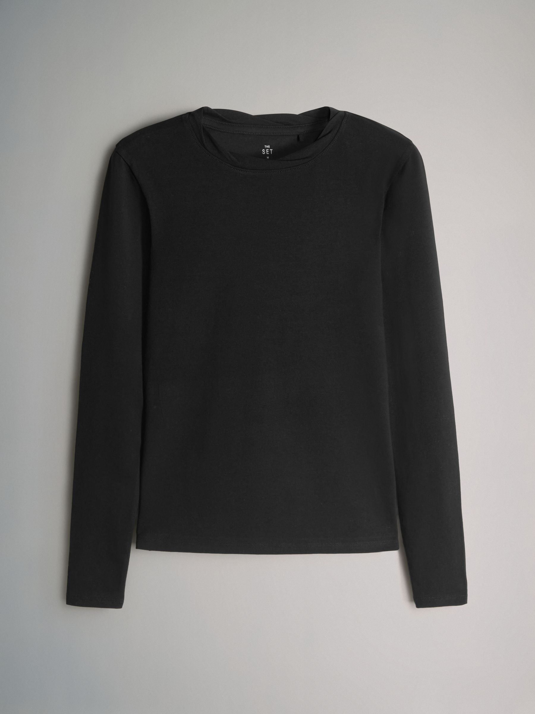 3 Pack Twist Neck Detail Long Sleeve Ribbed T-shirts - Image 4 of 6