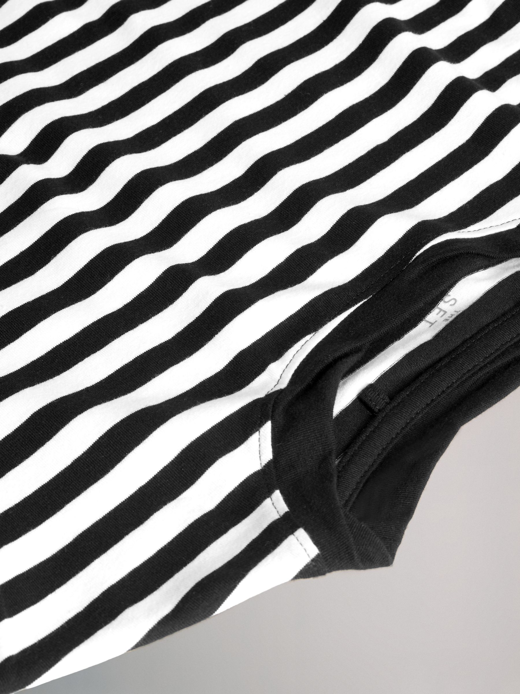 3 Pack Twist Neck Detail Long Sleeve Ribbed T-shirts - Image 6 of 6