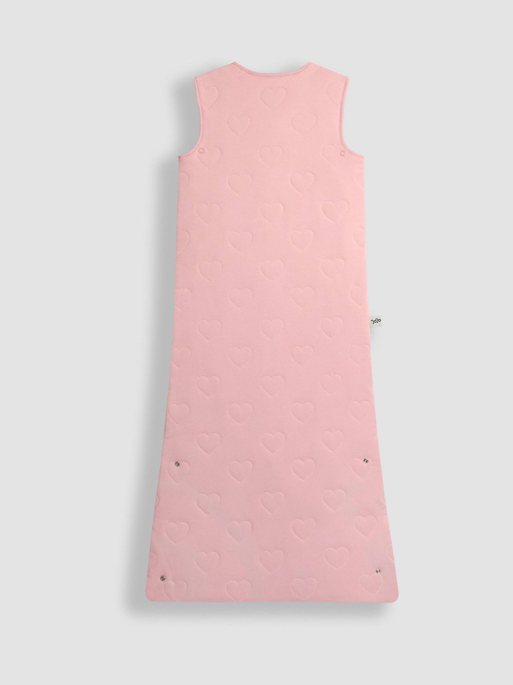 Pink Heart Quilted 2.5 Tog Toddler Sleeping Bag - Image 2 of 4