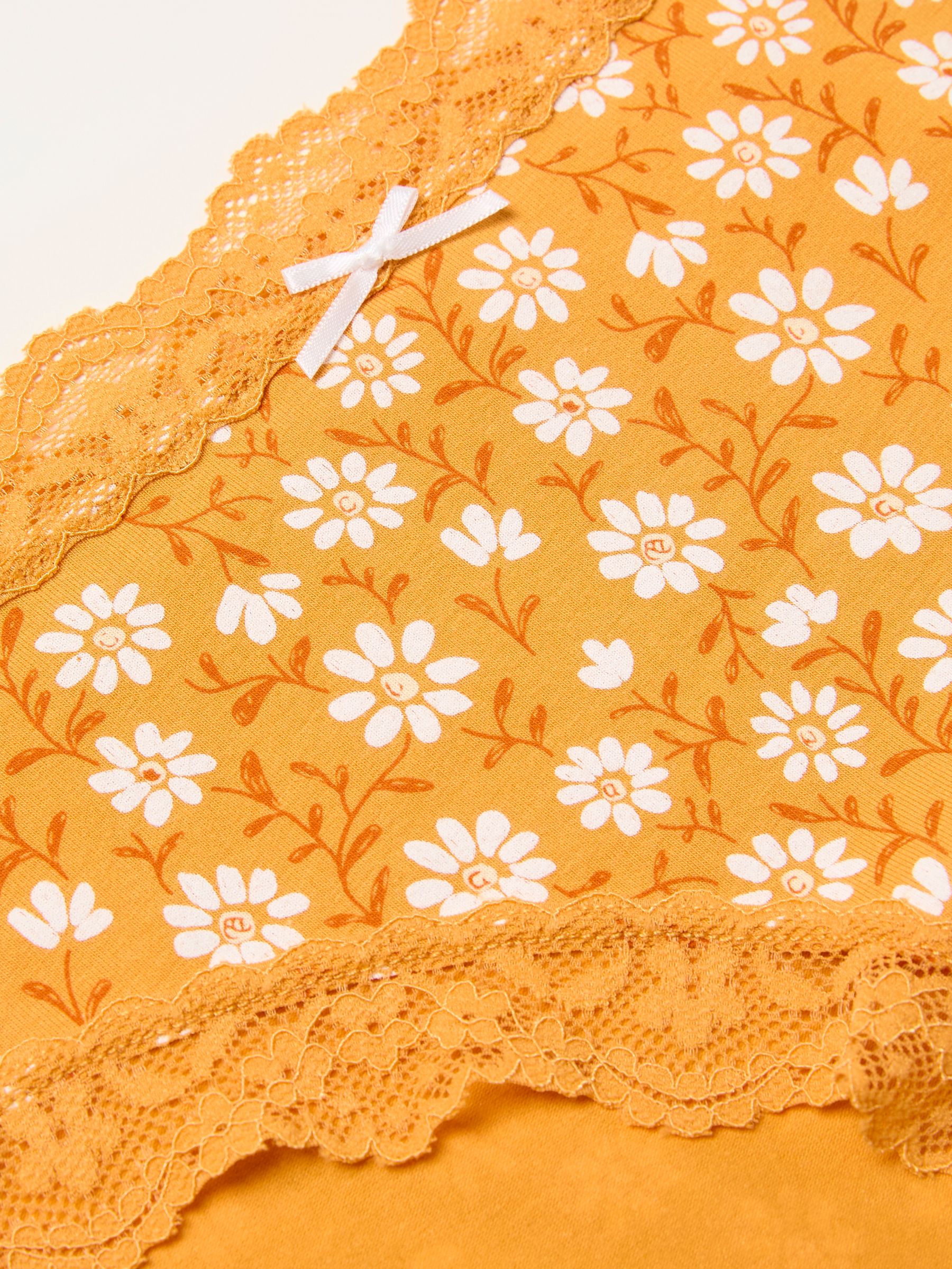 Mustard Yellow Daisy Classic Knickers - Image 2 of 2