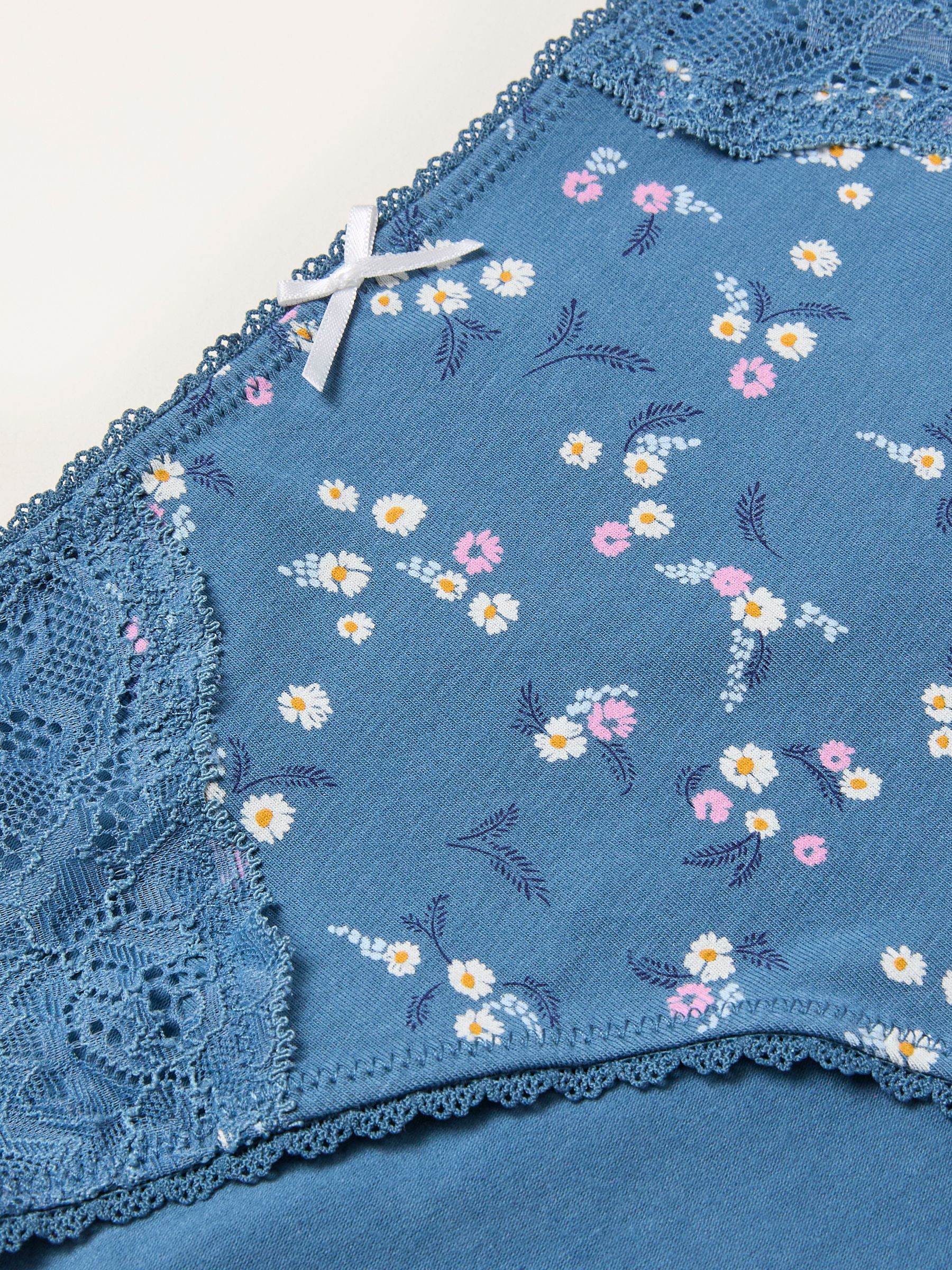 Blue Ditsy Floral Classic Knickers - Image 2 of 2
