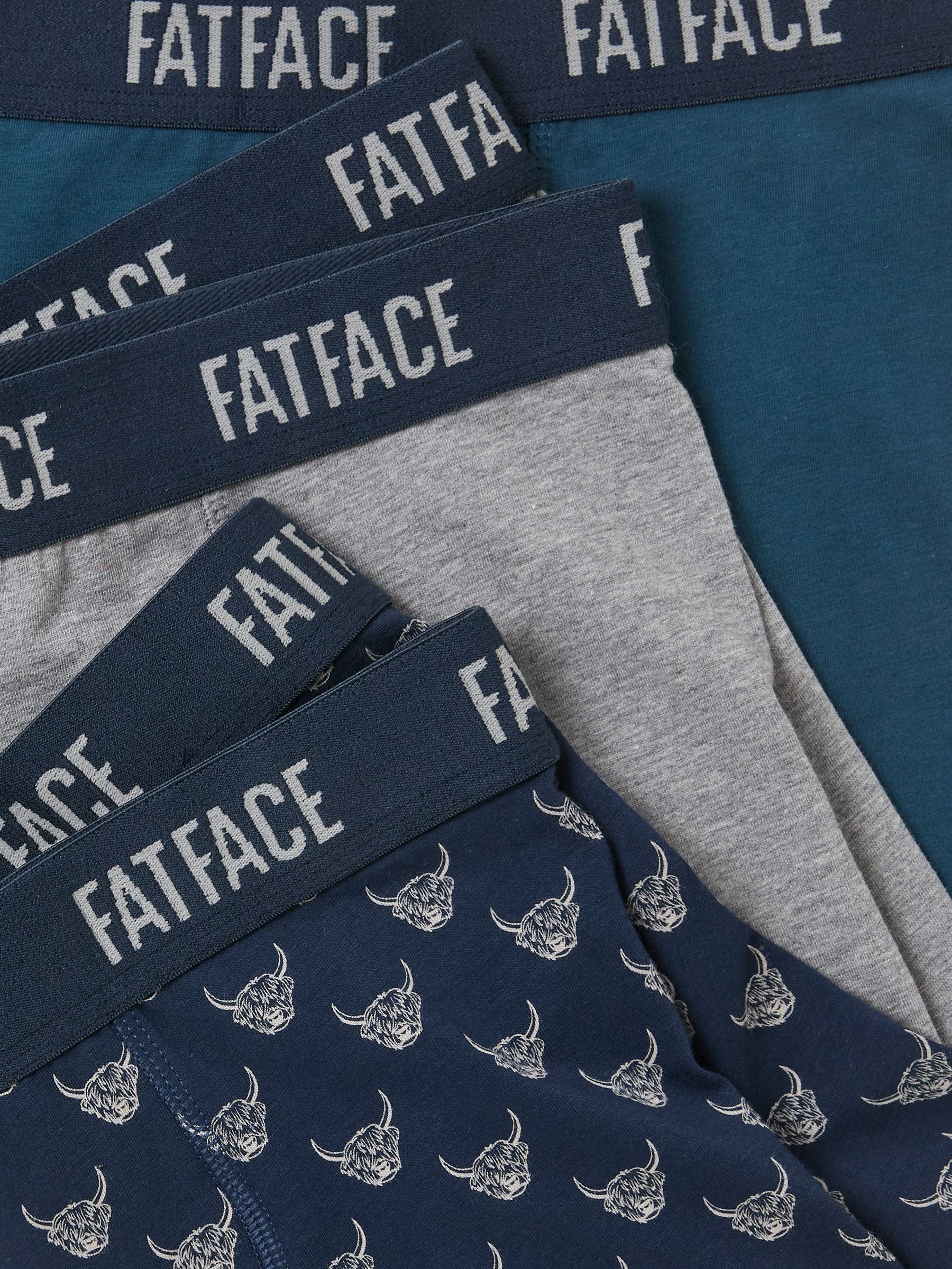 Navy 3 Pack Highland Cow Boxers - Image 3 of 3