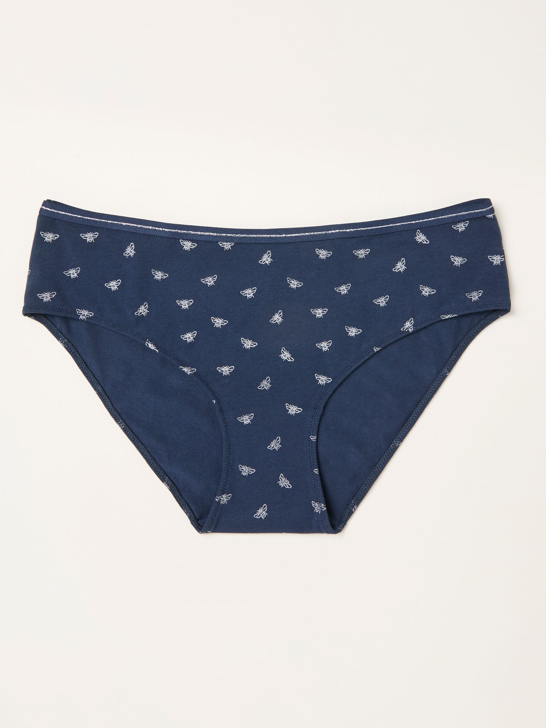 Navy Daisy Foil Classic Knickers - Image 1 of 2